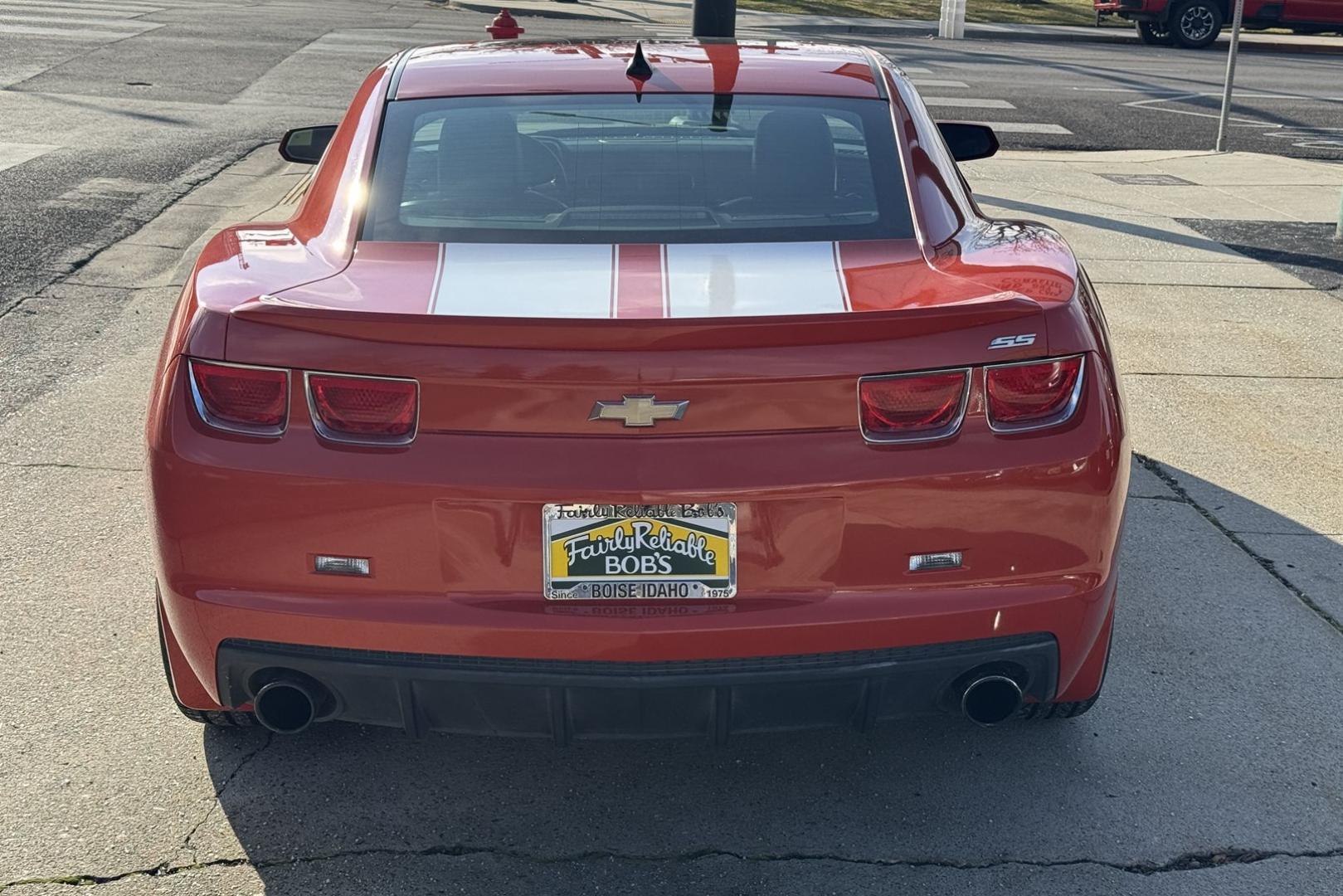 2010 Inferno Orange Metallic /Black/Orange Chevrolet Camaro 2SS RS (2G1FT1EW4A9) with an V8 6.2 Liter engine, 6 Speed transmission, located at 2304 W. Main St., Boise, ID, 83702, (208) 342-7777, 43.622105, -116.218658 - New Tires! Ready To Go! - Photo#1