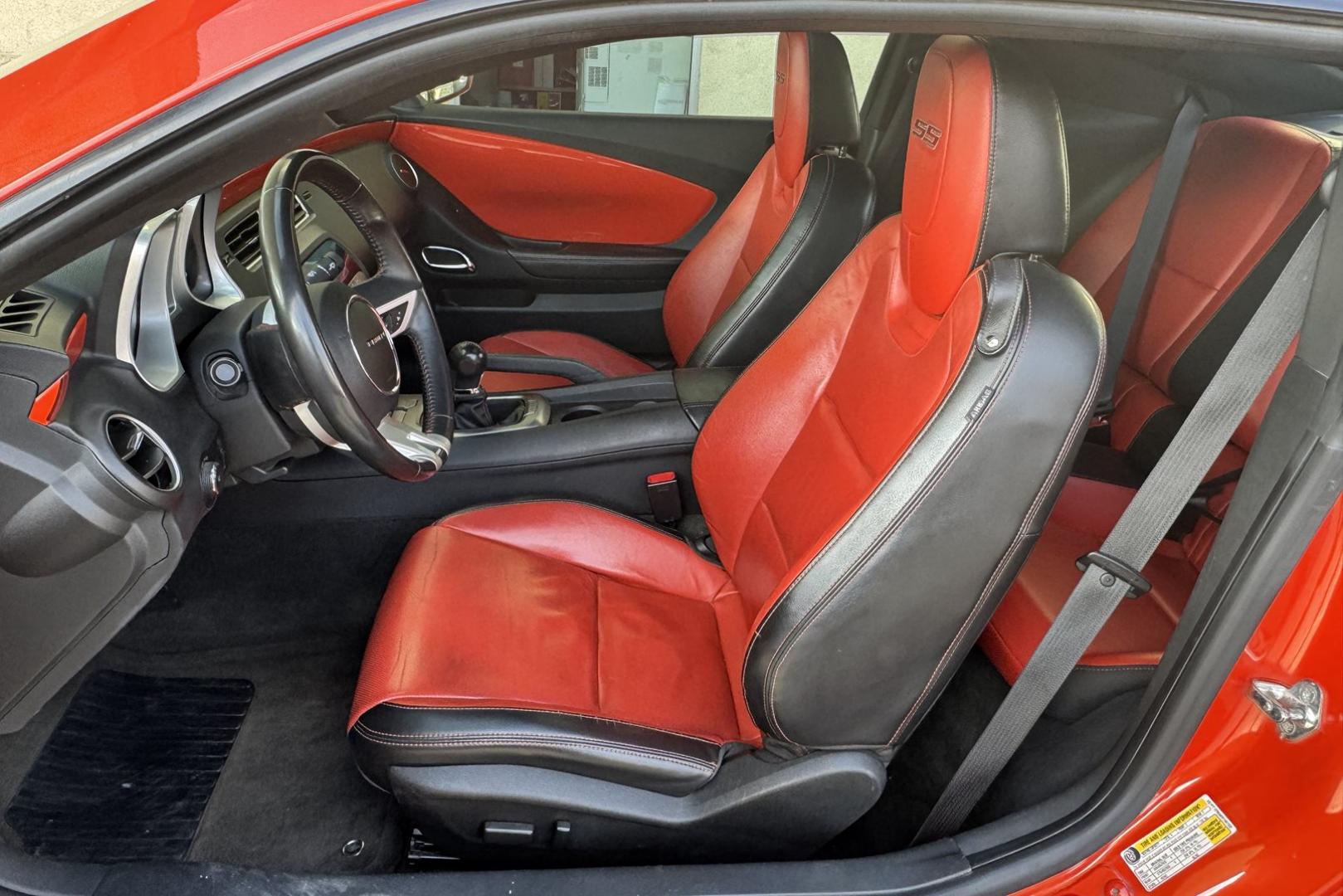 2010 Inferno Orange Metallic /Black/Orange Chevrolet Camaro 2SS RS (2G1FT1EW4A9) with an V8 6.2 Liter engine, 6 Speed transmission, located at 2304 W. Main St., Boise, ID, 83702, (208) 342-7777, 43.622105, -116.218658 - New Tires! Ready To Go! - Photo#7