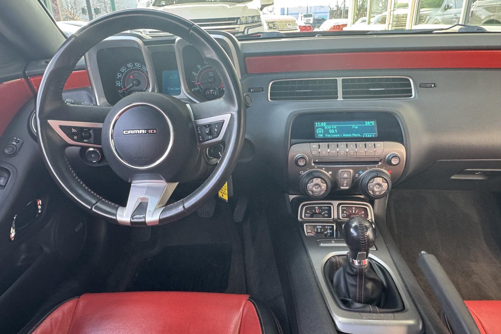 2010 Inferno Orange Metallic /Black/Orange Chevrolet Camaro 2SS RS (2G1FT1EW4A9) with an V8 6.2 Liter engine, 6 Speed transmission, located at 2304 W. Main St., Boise, ID, 83702, (208) 342-7777, 43.622105, -116.218658 - New Tires! Ready To Go! - Photo#12