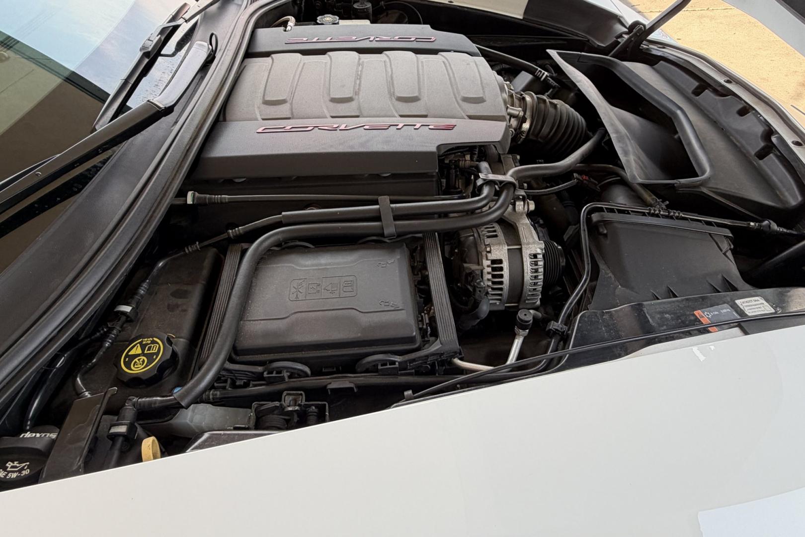 2015 Arctic White /Black Chevrolet Corvette Stingray 2LT Z51 (1G1YK3D70F5) with an V8 6.2 Liter engine, Automatic 8 Speed transmission, located at 2304 W. Main St., Boise, ID, 83702, (208) 342-7777, 43.622105, -116.218658 - 14k Miles! Gorgeous Z51 Convertible! New Tires Too!- Photo#13
