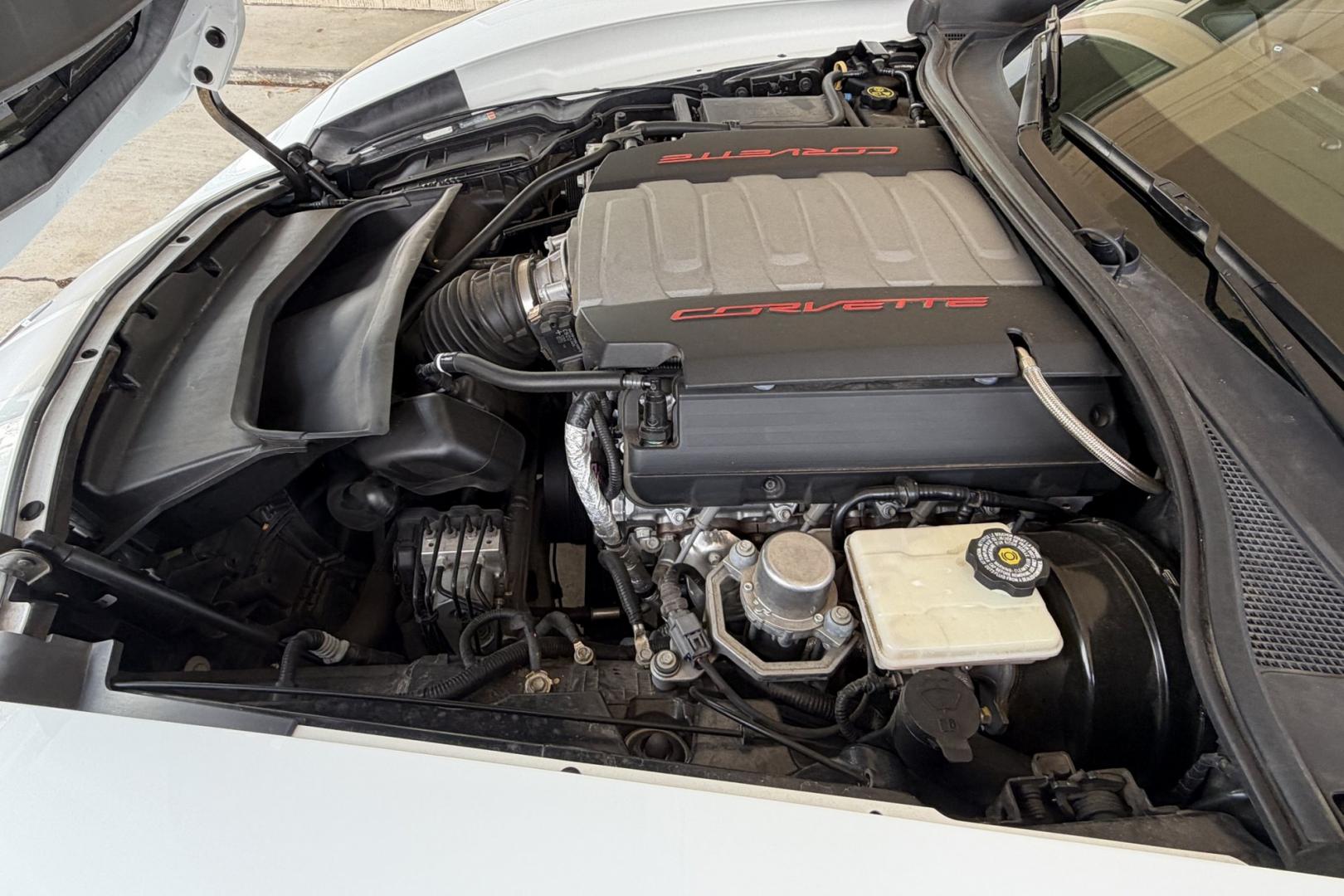 2015 Arctic White /Black Chevrolet Corvette Stingray 2LT Z51 (1G1YK3D70F5) with an V8 6.2 Liter engine, Automatic 8 Speed transmission, located at 2304 W. Main St., Boise, ID, 83702, (208) 342-7777, 43.622105, -116.218658 - 14k Miles! Gorgeous Z51 Convertible! New Tires Too!- Photo#12
