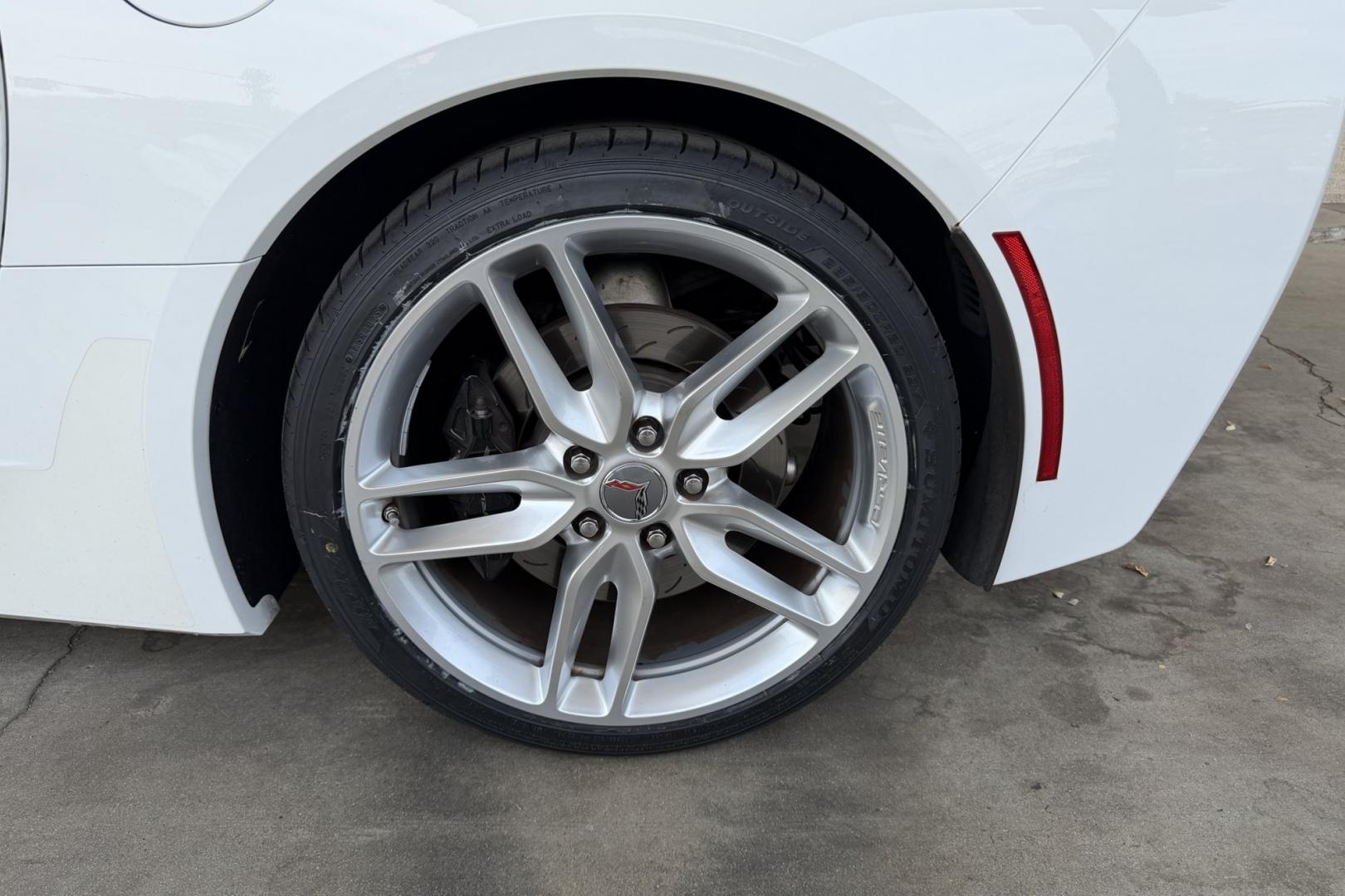 2015 Arctic White /Black Chevrolet Corvette Stingray 2LT Z51 (1G1YK3D70F5) with an V8 6.2 Liter engine, Automatic 8 Speed transmission, located at 2304 W. Main St., Boise, ID, 83702, (208) 342-7777, 43.622105, -116.218658 - 14k Miles! Gorgeous Z51 Convertible! New Tires Too!- Photo#17