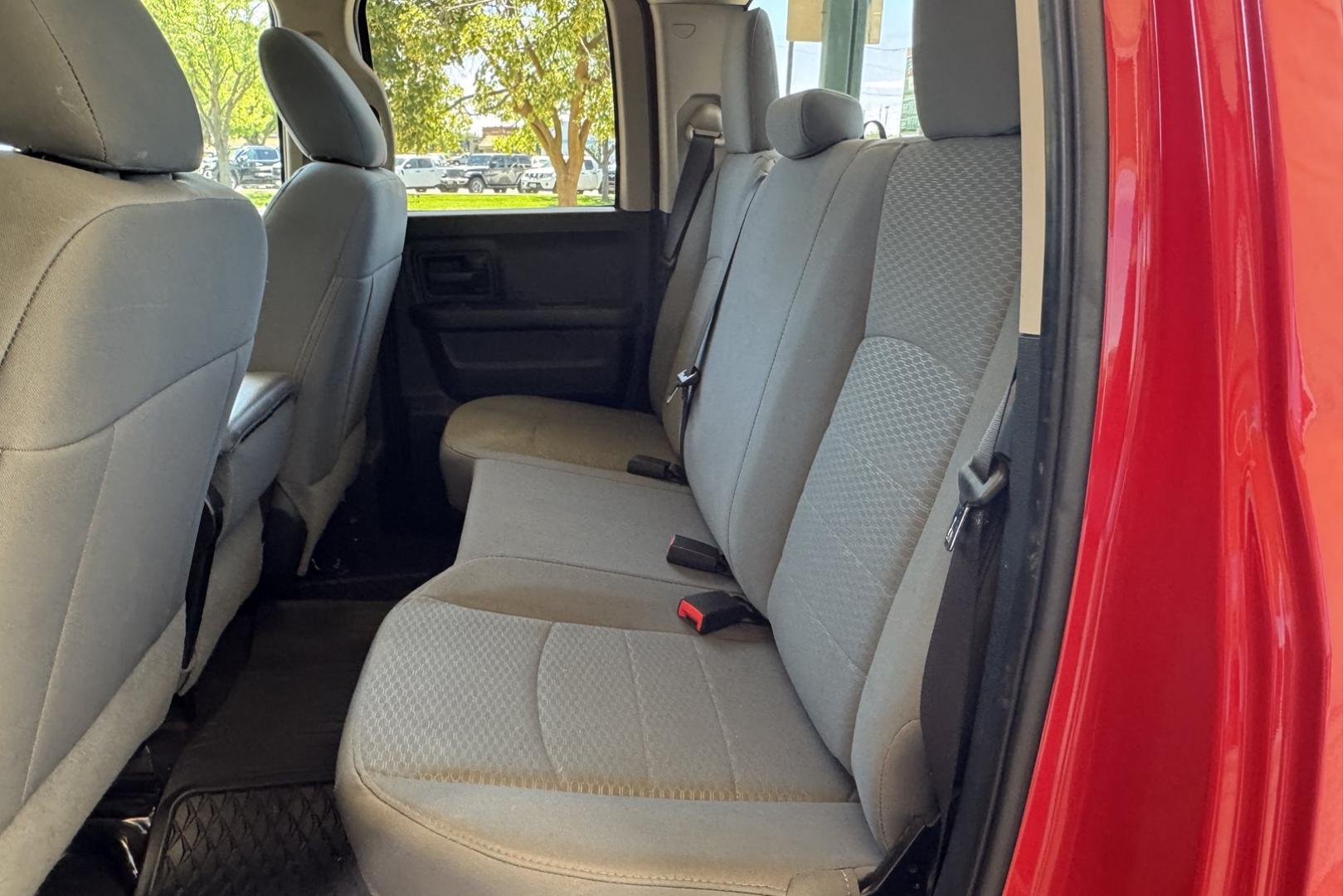 2017 Flame Red /Gray RAM 1500 Quad Cab Express (1C6RR7FT8HS) with an V8 5.7 Liter Hemi engine, Automatic 8 Speed transmission, located at 2304 W. Main St., Boise, ID, 83702, (208) 342-7777, 43.622105, -116.218658 - Low miles! Ready to go! - Photo#11