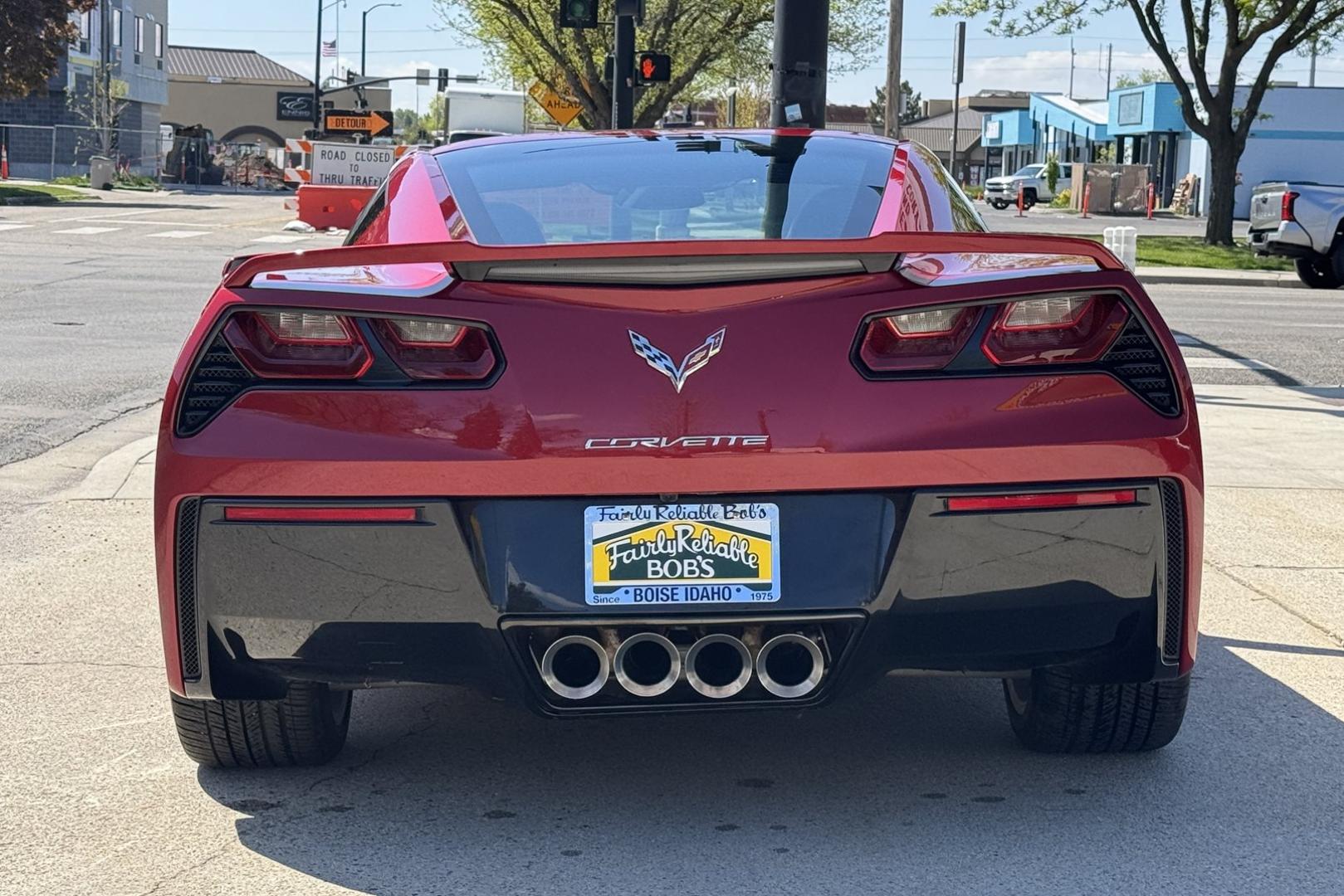 2014 Crystal Red /Jet Black Chevrolet Corvette Stingray 3LT (1G1YF2D7XE5) with an V8 6.2 Liter engine, Automatic transmission, located at 2304 W. Main St., Boise, ID, 83702, (208) 342-7777, 43.622105, -116.218658 - Photo#1