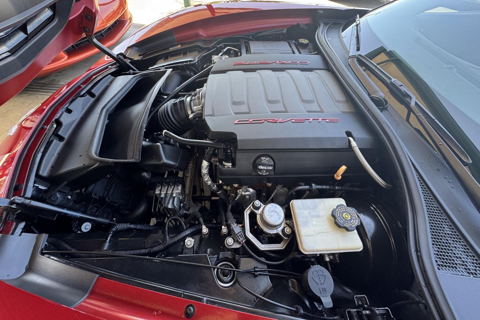 2014 Crystal Red /Jet Black Chevrolet Corvette Stingray 3LT (1G1YF2D7XE5) with an V8 6.2 Liter engine, Automatic transmission, located at 2304 W. Main St., Boise, ID, 83702, (208) 342-7777, 43.622105, -116.218658 - Photo#11