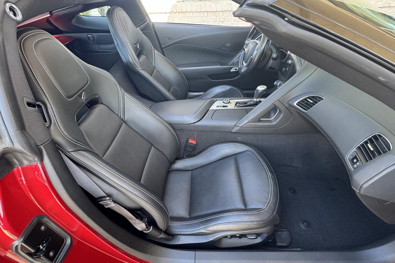 2014 Crystal Red /Jet Black Chevrolet Corvette Stingray 3LT (1G1YF2D7XE5) with an V8 6.2 Liter engine, Automatic transmission, located at 2304 W. Main St., Boise, ID, 83702, (208) 342-7777, 43.622105, -116.218658 - Photo#15