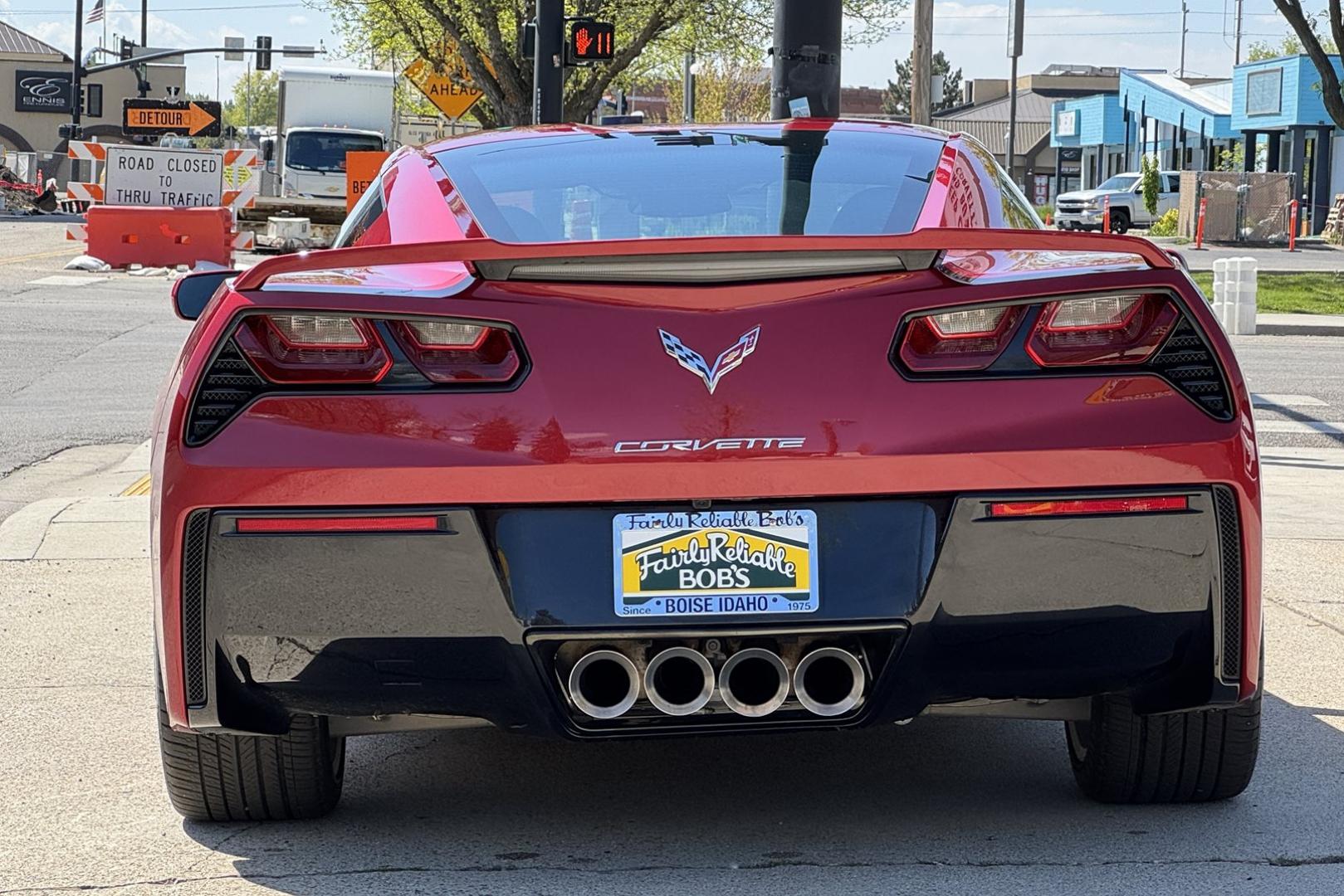 2014 Crystal Red /Jet Black Chevrolet Corvette Stingray 3LT (1G1YF2D7XE5) with an V8 6.2 Liter engine, Automatic transmission, located at 2304 W. Main St., Boise, ID, 83702, (208) 342-7777, 43.622105, -116.218658 - Photo#20