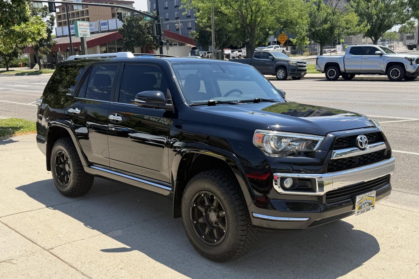 2015 Black /Black Toyota 4Runner Limited (JTEBU5JR2F5) with an V6 4.0 Liter engine, Automatic 5 Speed transmission, located at 2304 W. Main St., Boise, ID, 83702, (208) 342-7777, 43.622105, -116.218658 - 3rd Row Seating! Updated Wheels And New Tires!- Photo#2
