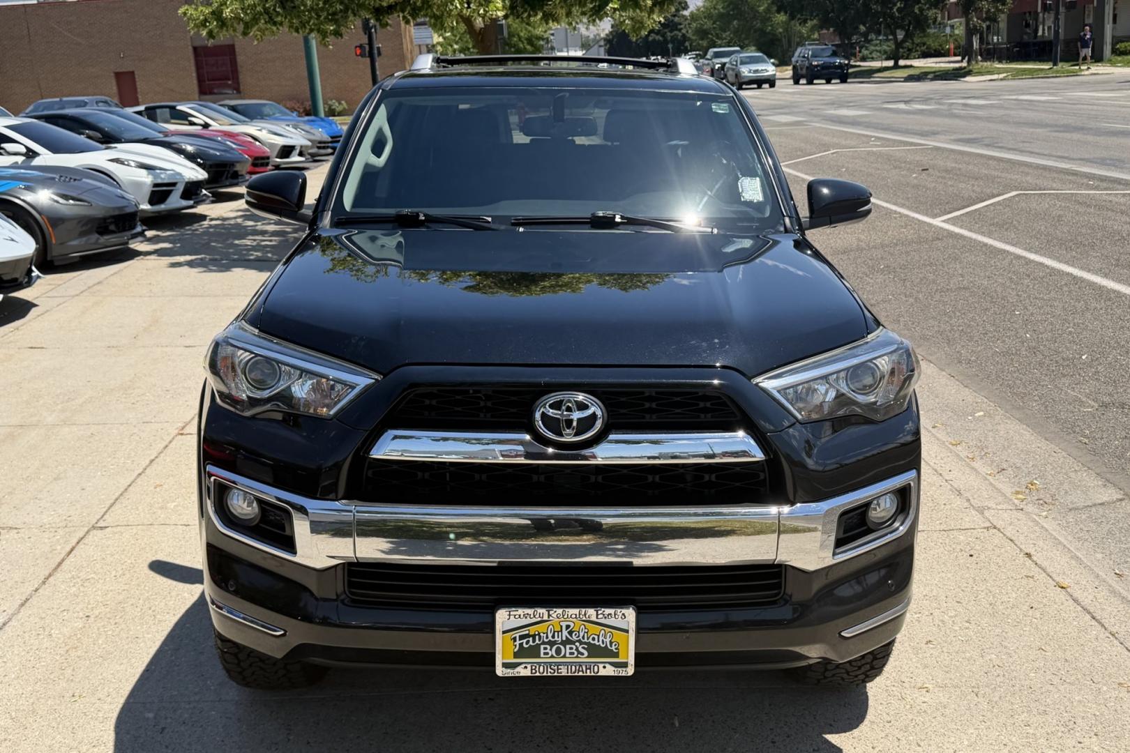 2015 Black /Black Toyota 4Runner Limited (JTEBU5JR2F5) with an V6 4.0 Liter engine, Automatic 5 Speed transmission, located at 2304 W. Main St., Boise, ID, 83702, (208) 342-7777, 43.622105, -116.218658 - 3rd Row Seating! Updated Wheels And New Tires!- Photo#3