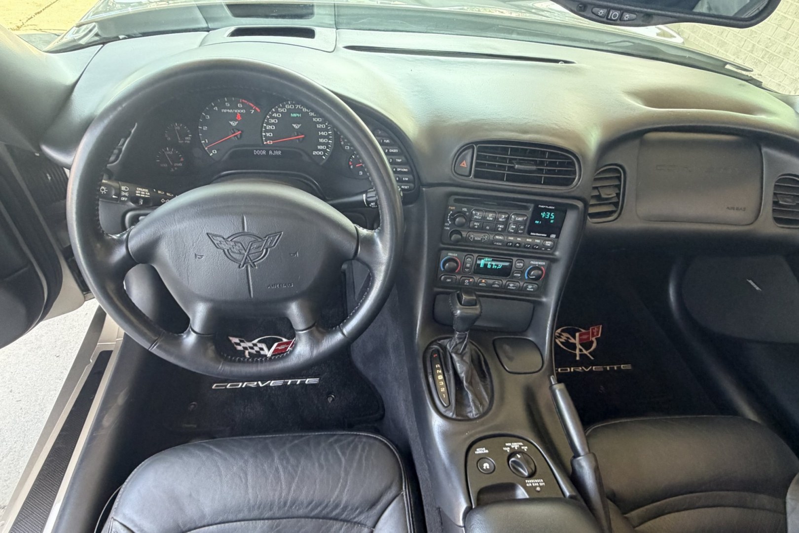 2001 Pewter Metallic /Black Chevrolet Corvette Coupe (1G1YY22G115) with an V8 5.7 Liter engine, Automatic transmission, located at 2304 W. Main St., Boise, ID, 83702, (208) 342-7777, 43.622105, -116.218658 - Great Example Of A Clean C5 Corvette!- Photo#7