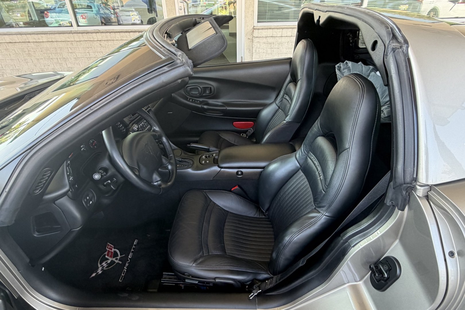 2001 Pewter Metallic /Black Chevrolet Corvette Coupe (1G1YY22G115) with an V8 5.7 Liter engine, Automatic transmission, located at 2304 W. Main St., Boise, ID, 83702, (208) 342-7777, 43.622105, -116.218658 - Great Example Of A Clean C5 Corvette!- Photo#6