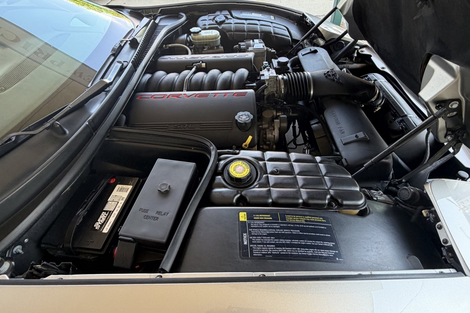 2001 Pewter Metallic /Black Chevrolet Corvette Coupe (1G1YY22G115) with an V8 5.7 Liter engine, Automatic transmission, located at 2304 W. Main St., Boise, ID, 83702, (208) 342-7777, 43.622105, -116.218658 - Great Example Of A Clean C5 Corvette!- Photo#10