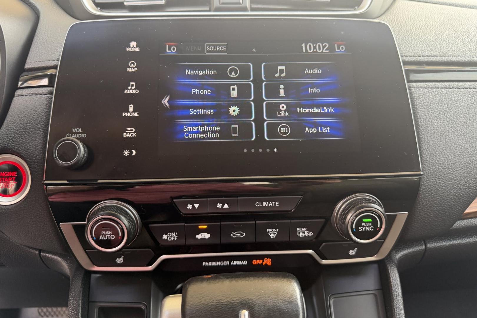 2018 White Diamond Pearl /Tan Honda CR-V Touring (2HKRW2H93JH) with an 4 Cyl 1.5 liter Turbo-Charged engine, Automatic transmission, located at 2304 W. Main St., Boise, ID, 83702, (208) 342-7777, 43.622105, -116.218658 - Highly Optioned And Clean!- Photo#10