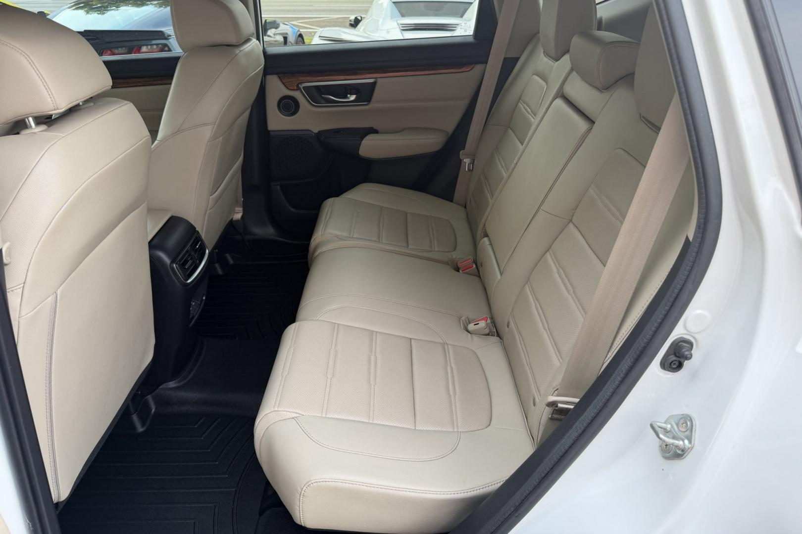 2018 White Diamond Pearl /Tan Honda CR-V Touring (2HKRW2H93JH) with an 4 Cyl 1.5 liter Turbo-Charged engine, Automatic transmission, located at 2304 W. Main St., Boise, ID, 83702, (208) 342-7777, 43.622105, -116.218658 - Highly Optioned And Clean!- Photo#14