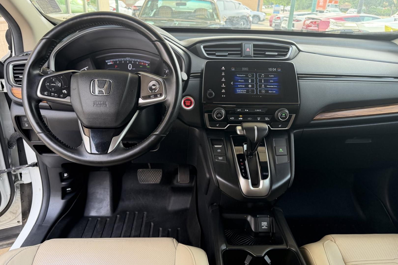 2018 White Diamond Pearl /Tan Honda CR-V Touring (2HKRW2H93JH) with an 4 Cyl 1.5 liter Turbo-Charged engine, Automatic transmission, located at 2304 W. Main St., Boise, ID, 83702, (208) 342-7777, 43.622105, -116.218658 - Highly Optioned And Clean!- Photo#17