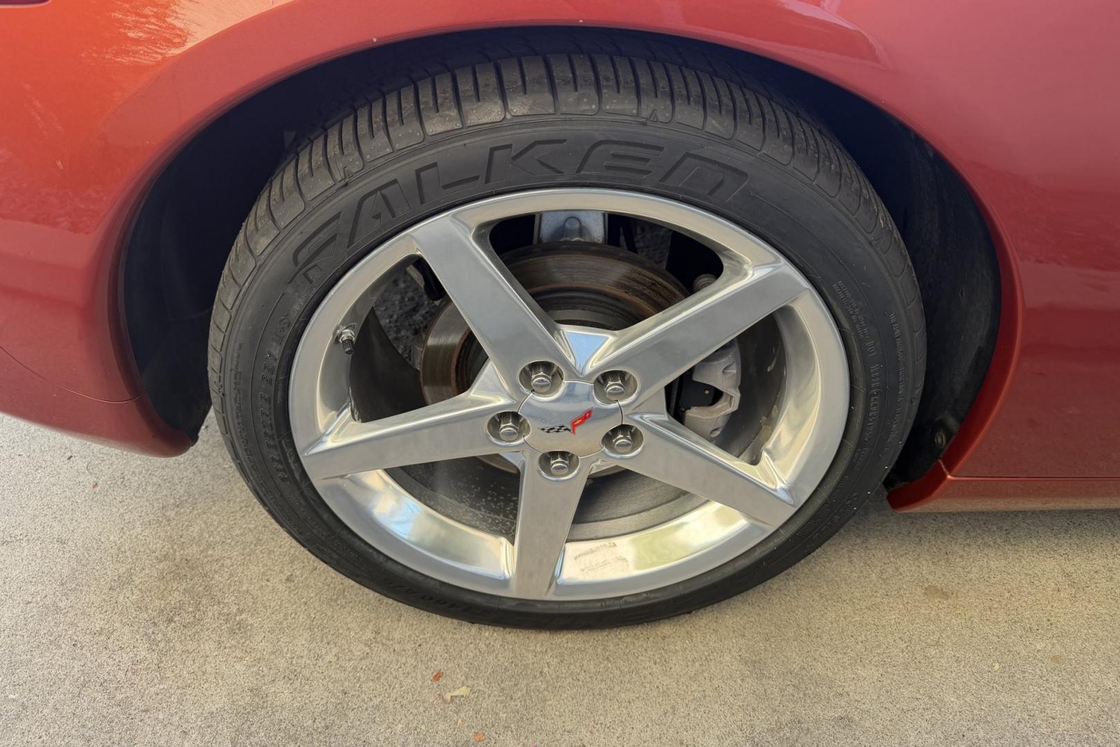 2005 Daytona Sunset Orange /Black Chevrolet Corvette Coupe (1G1YY24U455) with an V8 6.0 liter engine, Automatic transmission, located at 2304 W. Main St., Boise, ID, 83702, (208) 342-7777, 43.622105, -116.218658 - Rare And Beautiful Daytona Sunset Orange! Very Low Mileage And New Tires Too!- Photo#13