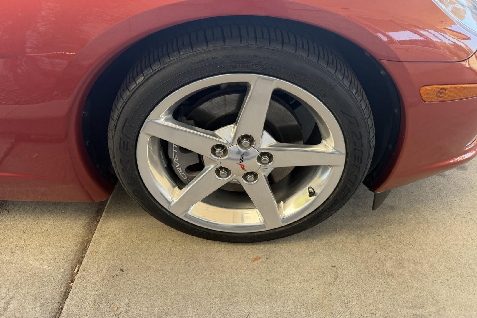 2005 Daytona Sunset Orange /Black Chevrolet Corvette Coupe (1G1YY24U455) with an V8 6.0 liter engine, Automatic transmission, located at 2304 W. Main St., Boise, ID, 83702, (208) 342-7777, 43.622105, -116.218658 - Rare And Beautiful Daytona Sunset Orange! Very Low Mileage And New Tires Too!- Photo#14