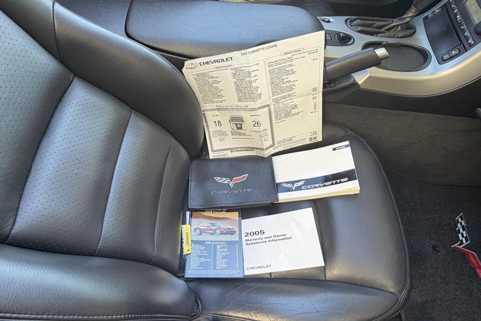2005 Daytona Sunset Orange /Black Chevrolet Corvette Coupe (1G1YY24U455) with an V8 6.0 liter engine, Automatic transmission, located at 2304 W. Main St., Boise, ID, 83702, (208) 342-7777, 43.622105, -116.218658 - Rare And Beautiful Daytona Sunset Orange! Very Low Mileage And New Tires Too!- Photo#20