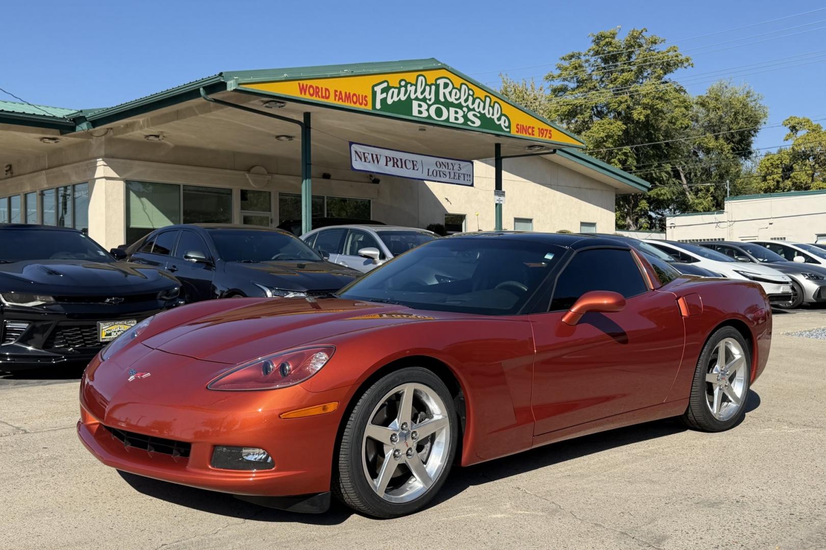 2005 Daytona Sunset Orange /Black Chevrolet Corvette Coupe (1G1YY24U455) with an V8 6.0 liter engine, Automatic transmission, located at 2304 W. Main St., Boise, ID, 83702, (208) 342-7777, 43.622105, -116.218658 - Rare And Beautiful Daytona Sunset Orange! Very Low Mileage And New Tires Too!- Photo#23