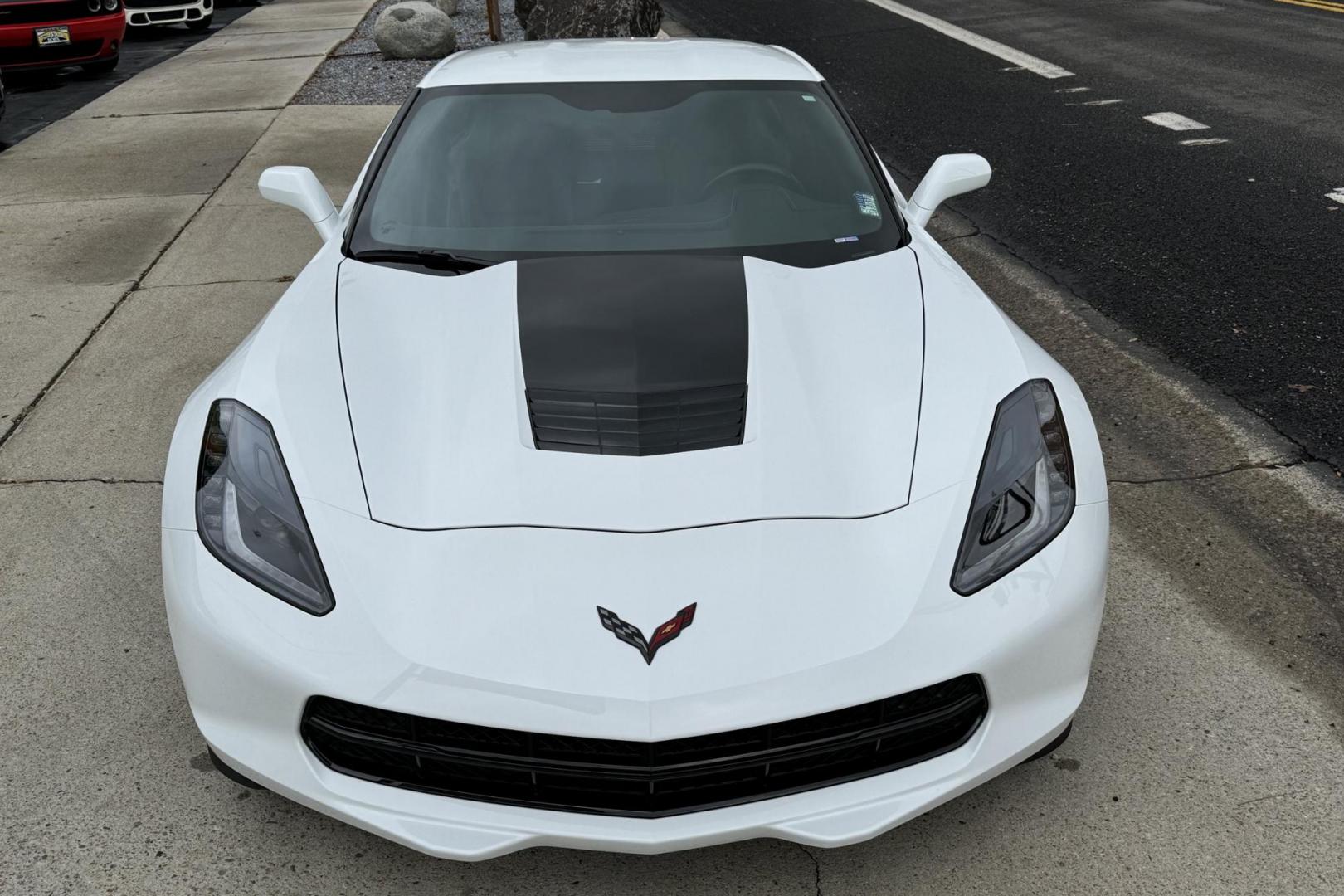 2016 Arctic White /Black Chevrolet Corvette Stingray Coupe (1G1YB2D76G5) with an V8 6.2 liter engine, Automatic 8 Speed transmission, located at 2304 W. Main St., Boise, ID, 83702, (208) 342-7777, 43.622105, -116.218658 - Low miles! Lots of fun! - Photo#22
