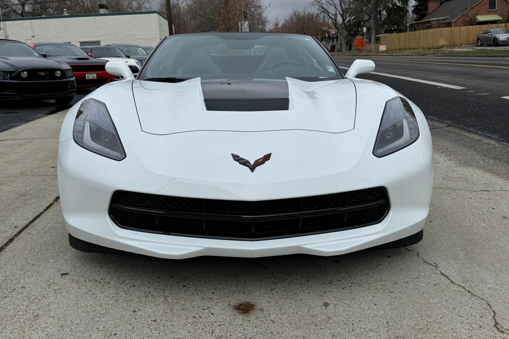 2016 Arctic White /Black Chevrolet Corvette Stingray Coupe (1G1YB2D76G5) with an V8 6.2 liter engine, Automatic 8 Speed transmission, located at 2304 W. Main St., Boise, ID, 83702, (208) 342-7777, 43.622105, -116.218658 - Low miles! Lots of fun! - Photo#3