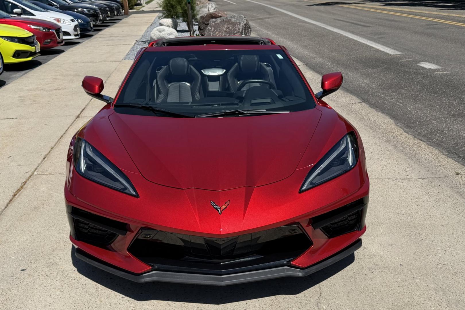 2021 Red Mist Metallic /Black Chevrolet Corvette Stingray 3LT Z51 (1G1YC2D47M5) with an V8 6.2 liter engine, Automatic 8 Speed transmission, located at 2304 W. Main St., Boise, ID, 83702, (208) 342-7777, 43.622105, -116.218658 - Red Mist Metallic And Highly Optioned Including Lift! - Photo#3