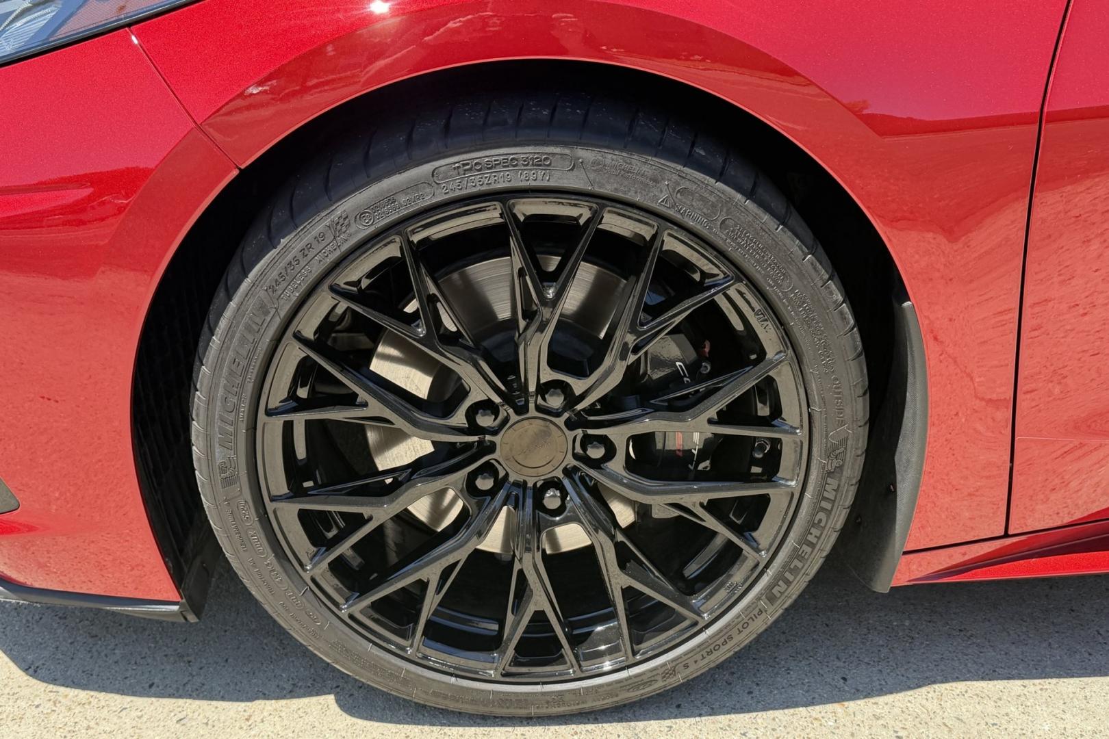 2021 Red Mist Metallic /Black Chevrolet Corvette Stingray 3LT Z51 (1G1YC2D47M5) with an V8 6.2 liter engine, Automatic 8 Speed transmission, located at 2304 W. Main St., Boise, ID, 83702, (208) 342-7777, 43.622105, -116.218658 - Red Mist Metallic And Highly Optioned Including Lift! - Photo#4