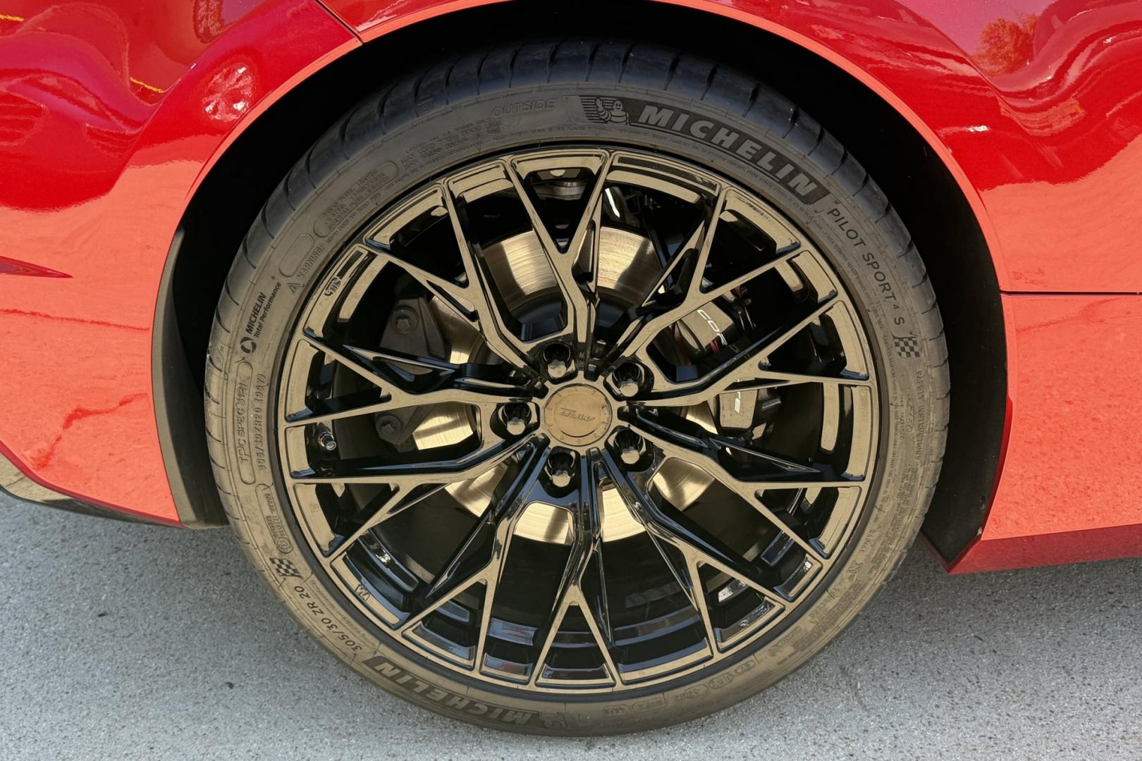 2021 Red Mist Metallic /Black Chevrolet Corvette Stingray 3LT Z51 (1G1YC2D47M5) with an V8 6.2 liter engine, Automatic 8 Speed transmission, located at 2304 W. Main St., Boise, ID, 83702, (208) 342-7777, 43.622105, -116.218658 - Red Mist Metallic And Highly Optioned Including Lift! - Photo#6