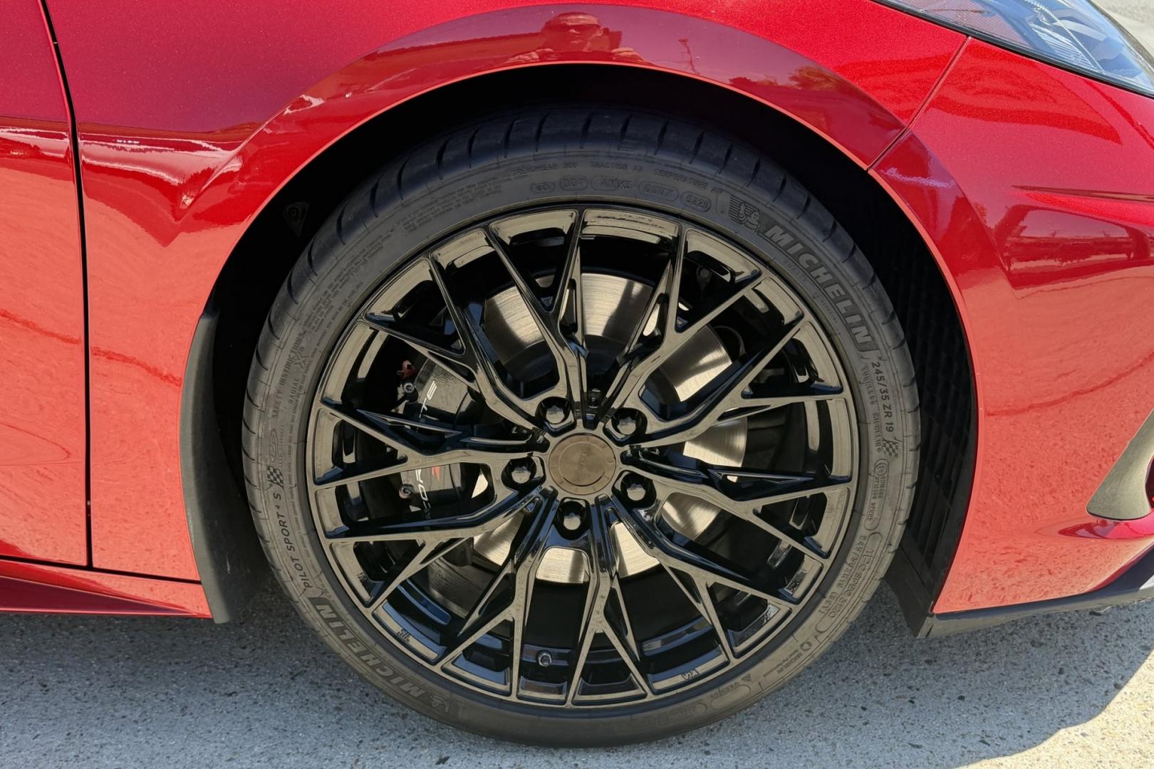 2021 Red Mist Metallic /Black Chevrolet Corvette Stingray 3LT Z51 (1G1YC2D47M5) with an V8 6.2 liter engine, Automatic 8 Speed transmission, located at 2304 W. Main St., Boise, ID, 83702, (208) 342-7777, 43.622105, -116.218658 - Red Mist Metallic And Highly Optioned Including Lift! - Photo#7