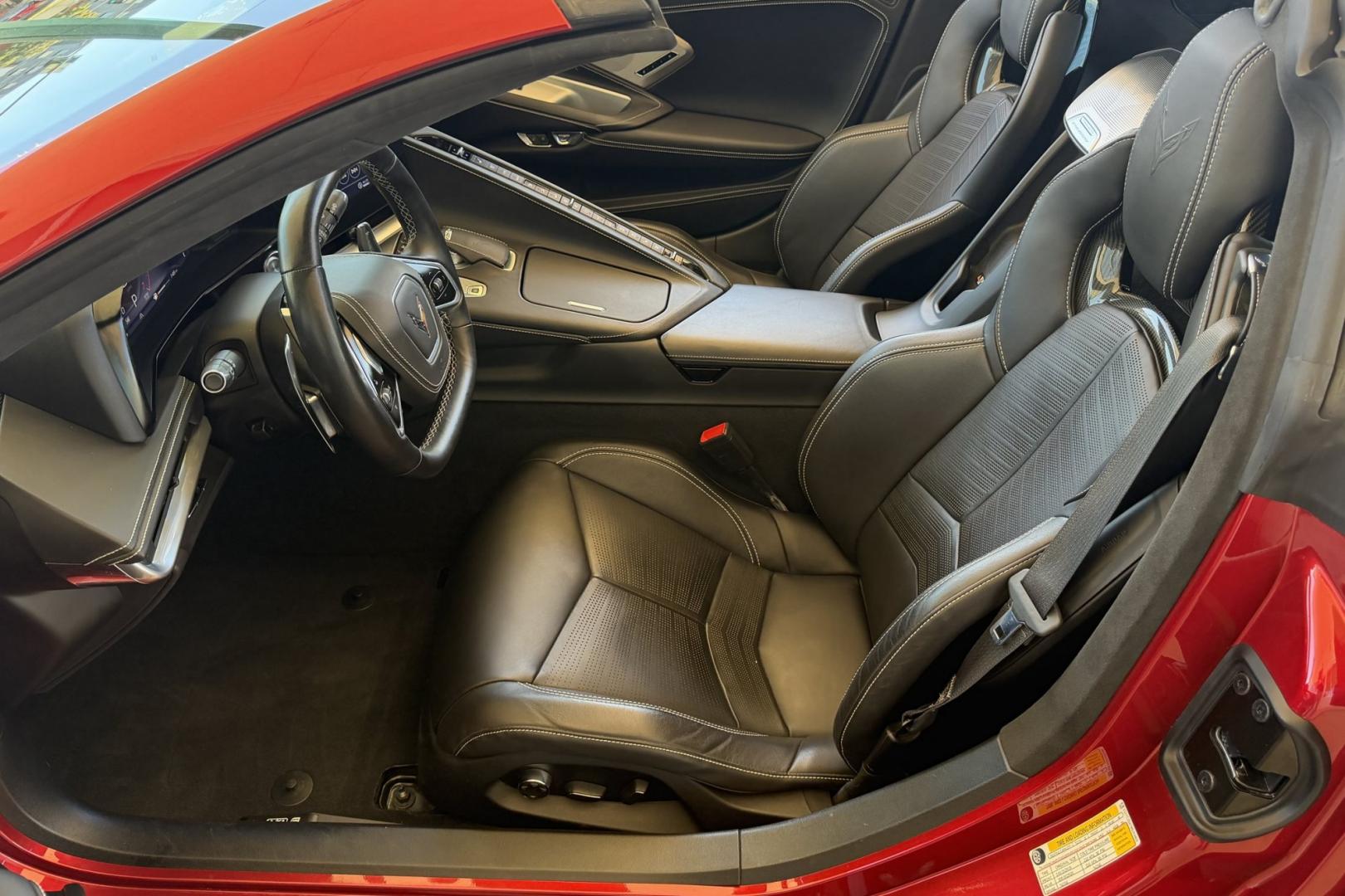 2021 Red Mist Metallic /Black Chevrolet Corvette Stingray 3LT Z51 (1G1YC2D47M5) with an V8 6.2 liter engine, Automatic 8 Speed transmission, located at 2304 W. Main St., Boise, ID, 83702, (208) 342-7777, 43.622105, -116.218658 - Red Mist Metallic And Highly Optioned Including Lift! - Photo#9
