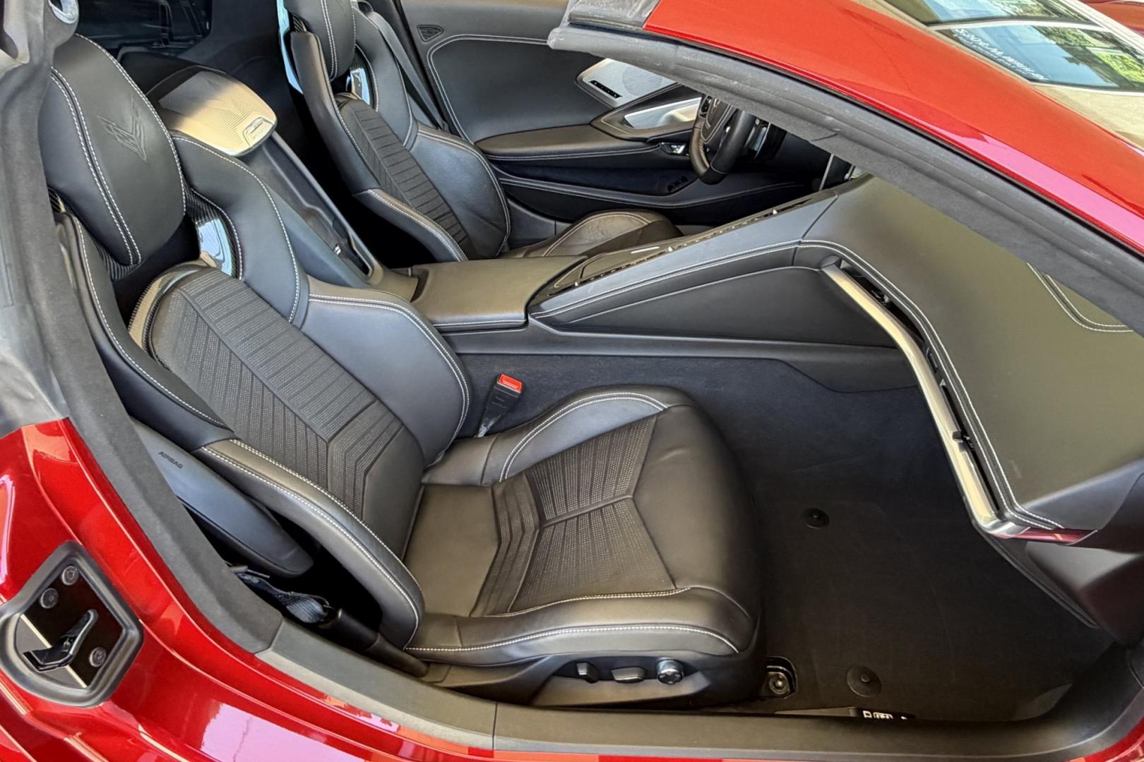 2021 Red Mist Metallic /Black Chevrolet Corvette Stingray 3LT Z51 (1G1YC2D47M5) with an V8 6.2 liter engine, Automatic 8 Speed transmission, located at 2304 W. Main St., Boise, ID, 83702, (208) 342-7777, 43.622105, -116.218658 - Red Mist Metallic And Highly Optioned Including Lift! - Photo#24