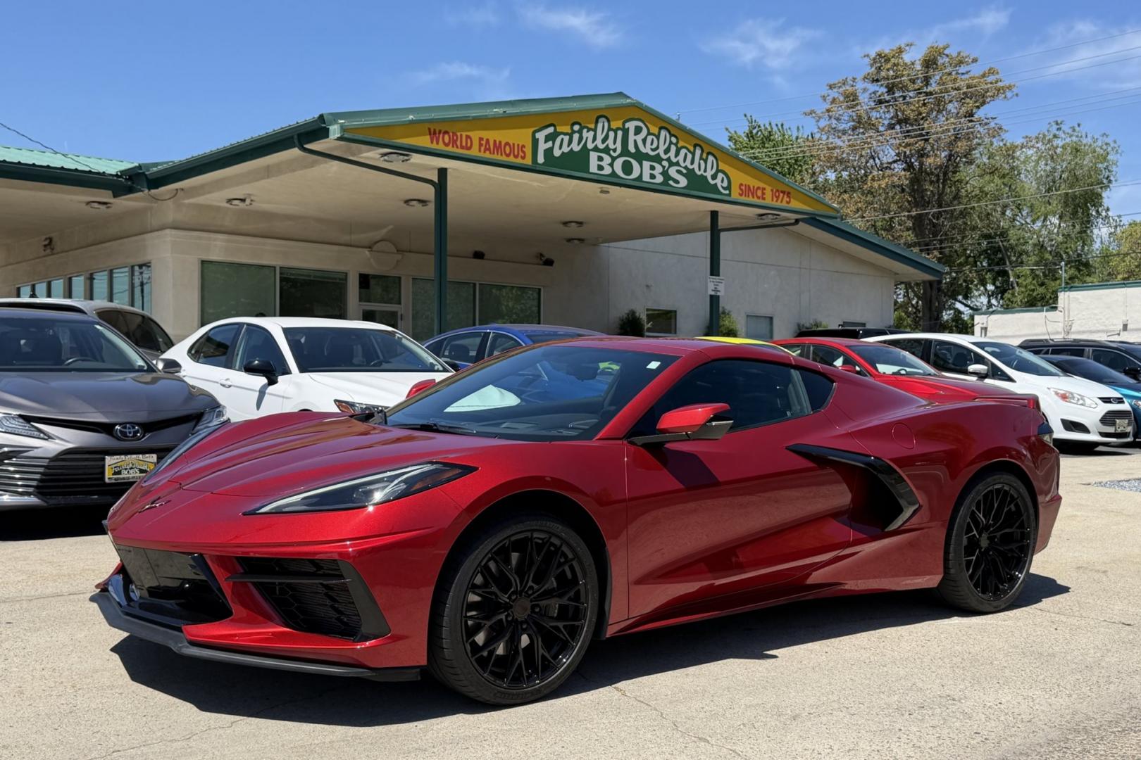 2021 Red Mist Metallic /Black Chevrolet Corvette Stingray 3LT Z51 (1G1YC2D47M5) with an V8 6.2 liter engine, Automatic 8 Speed transmission, located at 2304 W. Main St., Boise, ID, 83702, (208) 342-7777, 43.622105, -116.218658 - Red Mist Metallic And Highly Optioned Including Lift! - Photo#29