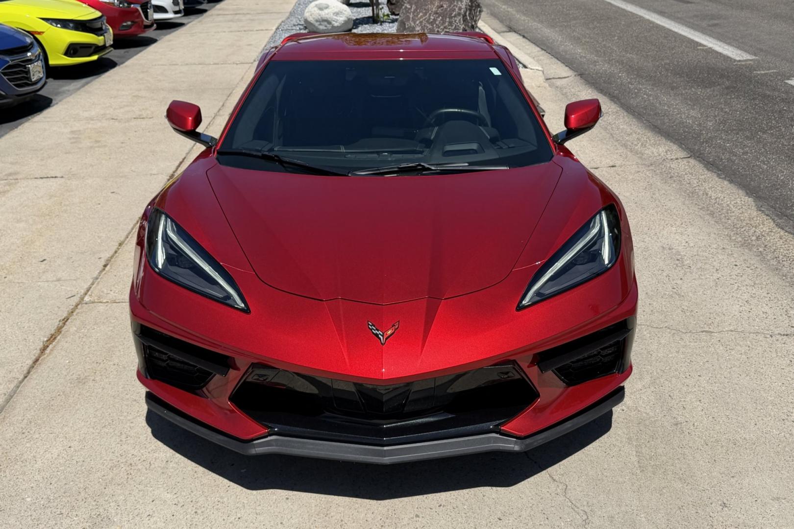 2021 Red Mist Metallic /Black Chevrolet Corvette Stingray 3LT Z51 (1G1YC2D47M5) with an V8 6.2 liter engine, Automatic 8 Speed transmission, located at 2304 W. Main St., Boise, ID, 83702, (208) 342-7777, 43.622105, -116.218658 - Red Mist Metallic And Highly Optioned Including Lift! - Photo#32