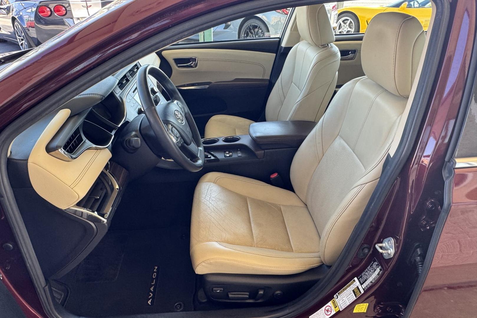 2015 Ooh La La Rouge Mica Red /Almond Toyota Avalon Hybrid Limited (4T1BD1EBXFU) with an 4 Cyl 2.5 Liter Hybrid engine, Automatic transmission, located at 2304 W. Main St., Boise, ID, 83702, (208) 342-7777, 43.622105, -116.218658 - Low miles! Well equipped! - Photo#12