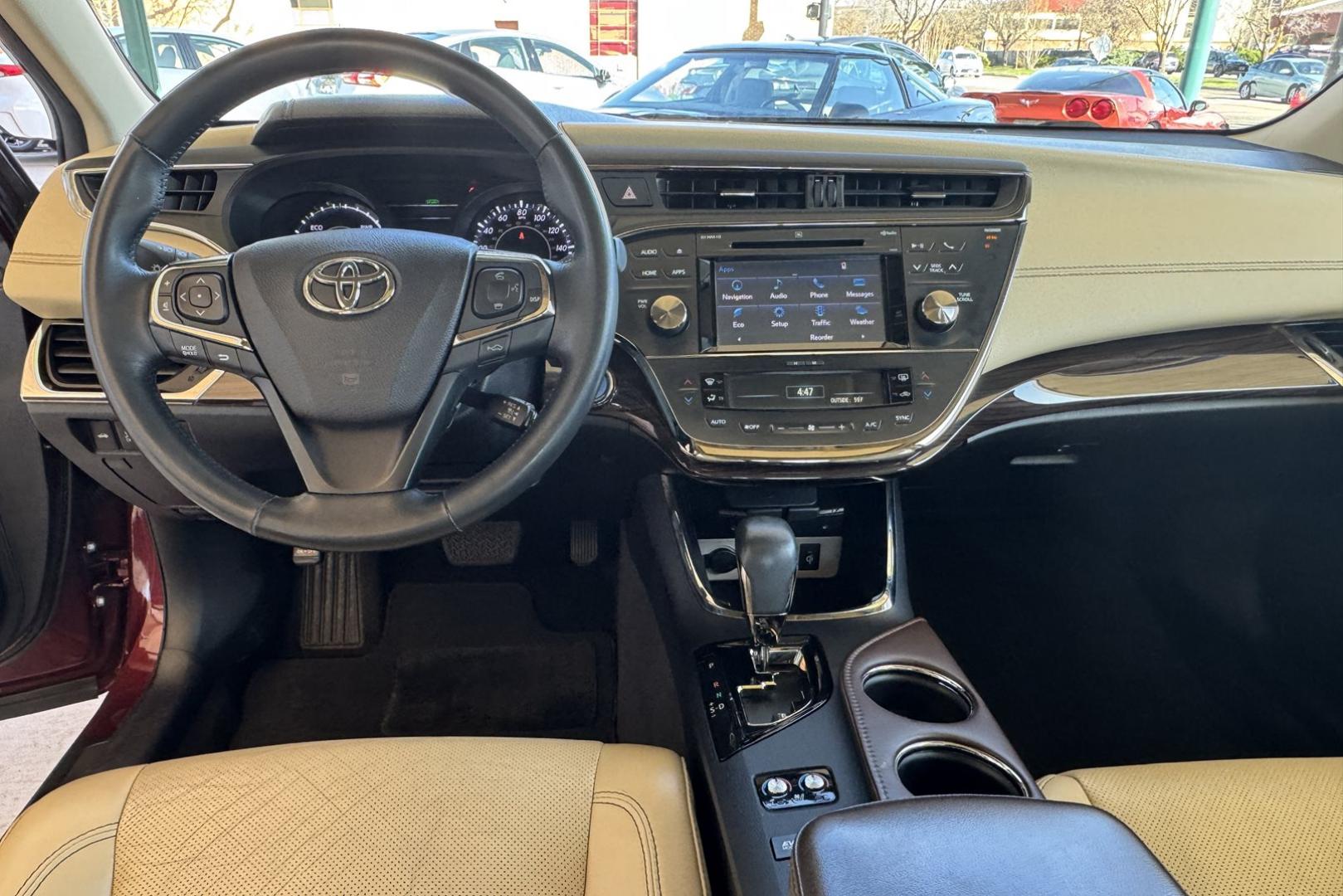 2015 Ooh La La Rouge Mica Red /Almond Toyota Avalon Hybrid Limited (4T1BD1EBXFU) with an 4 Cyl 2.5 Liter Hybrid engine, Automatic transmission, located at 2304 W. Main St., Boise, ID, 83702, (208) 342-7777, 43.622105, -116.218658 - Low miles! Well equipped! - Photo#13