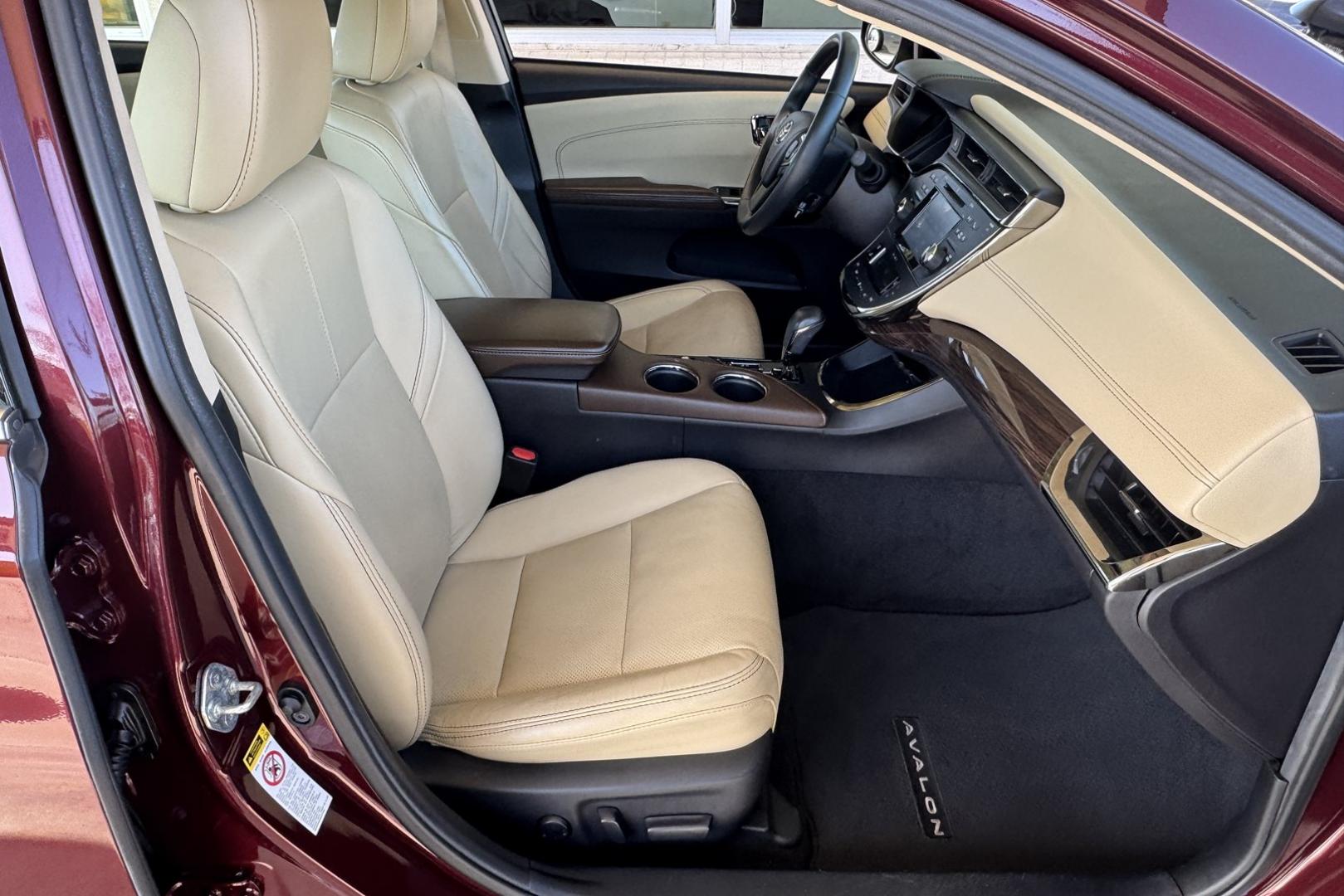 2015 Ooh La La Rouge Mica Red /Almond Toyota Avalon Hybrid Limited (4T1BD1EBXFU) with an 4 Cyl 2.5 Liter Hybrid engine, Automatic transmission, located at 2304 W. Main St., Boise, ID, 83702, (208) 342-7777, 43.622105, -116.218658 - Low miles! Well equipped! - Photo#19