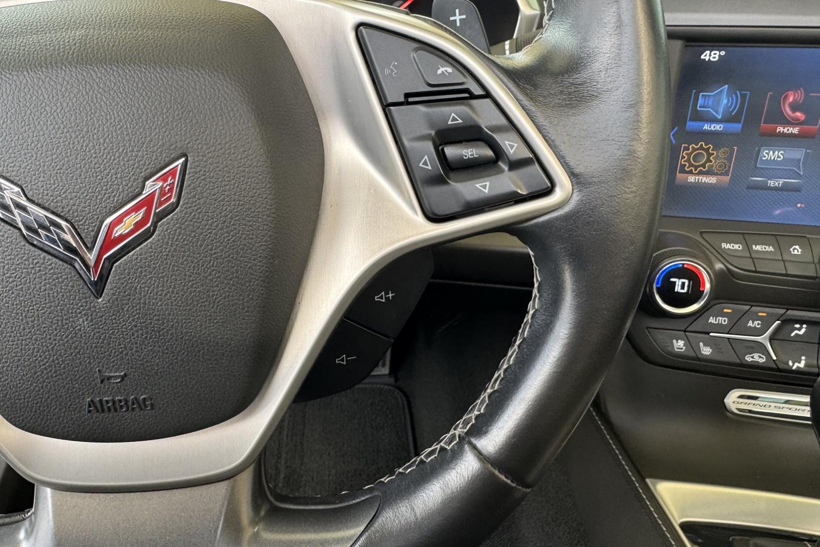 2017 Watkins Glen Gray Metallic /Black Chevrolet Corvette Grand Sport 2LT (1G1YY2D77H5) with an V8 6.2 Liter engine, Automatic 8 Speed transmission, located at 2304 W. Main St., Boise, ID, 83702, (208) 342-7777, 43.622105, -116.218658 - Very low miles! Beautiful Grand Sport Coupe! - Photo#13