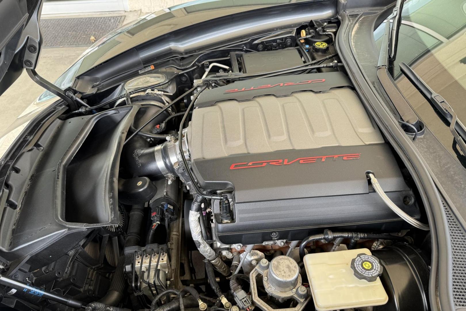 2017 Watkins Glen Gray Metallic /Black Chevrolet Corvette Grand Sport 2LT (1G1YY2D77H5) with an V8 6.2 Liter engine, Automatic 8 Speed transmission, located at 2304 W. Main St., Boise, ID, 83702, (208) 342-7777, 43.622105, -116.218658 - Very low miles! Beautiful Grand Sport Coupe! - Photo#16