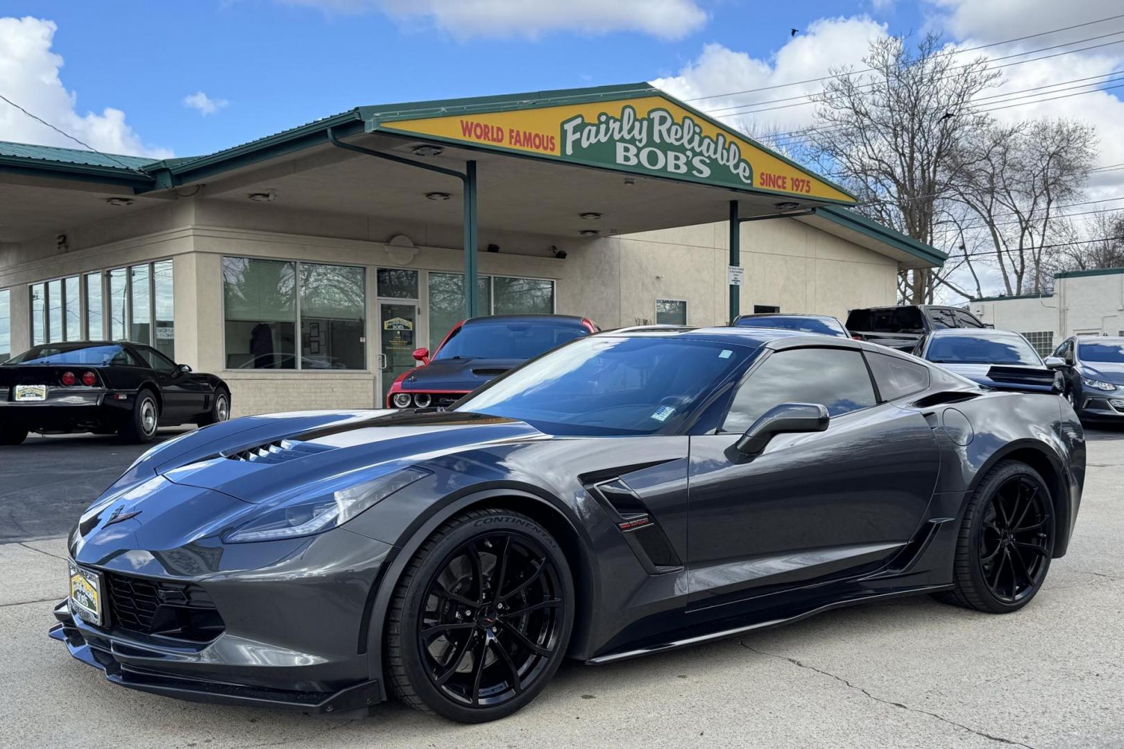 2017 Watkins Glen Gray Metallic /Black Chevrolet Corvette Grand Sport 2LT (1G1YY2D77H5) with an V8 6.2 Liter engine, Automatic 8 Speed transmission, located at 2304 W. Main St., Boise, ID, 83702, (208) 342-7777, 43.622105, -116.218658 - Very low miles! Beautiful Grand Sport Coupe! - Photo#21