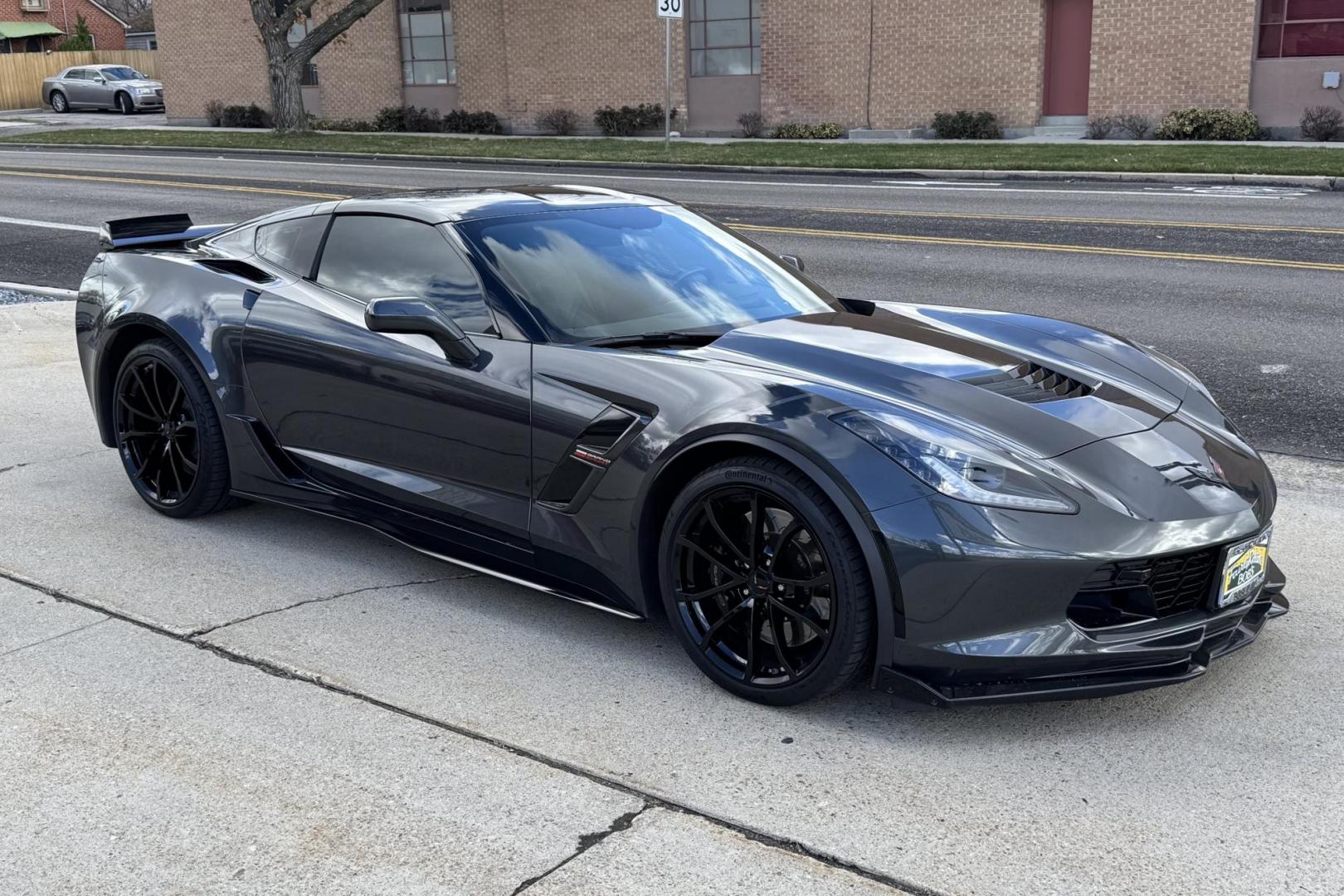 2017 Watkins Glen Gray Metallic /Black Chevrolet Corvette Grand Sport 2LT (1G1YY2D77H5) with an V8 6.2 Liter engine, Automatic 8 Speed transmission, located at 2304 W. Main St., Boise, ID, 83702, (208) 342-7777, 43.622105, -116.218658 - Very low miles! Beautiful Grand Sport Coupe! - Photo#22