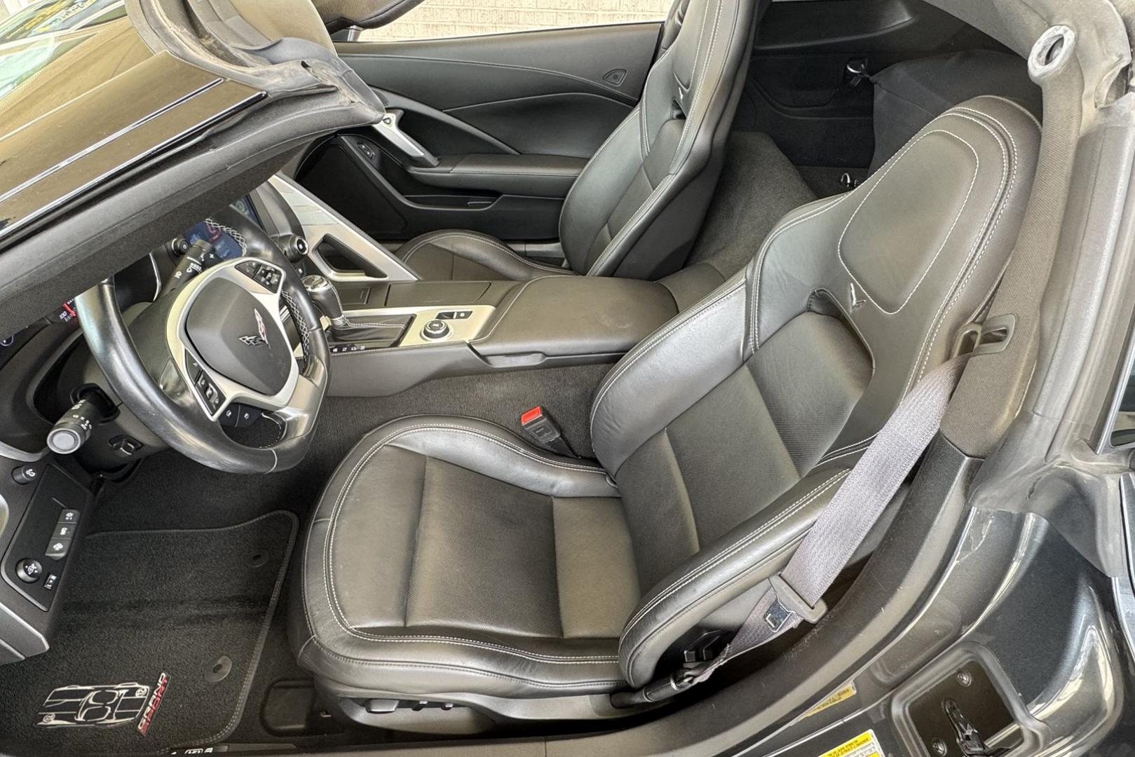 2017 Watkins Glen Gray Metallic /Black Chevrolet Corvette Grand Sport 2LT (1G1YY2D77H5) with an V8 6.2 Liter engine, Automatic 8 Speed transmission, located at 2304 W. Main St., Boise, ID, 83702, (208) 342-7777, 43.622105, -116.218658 - Very low miles! Beautiful Grand Sport Coupe! - Photo#9