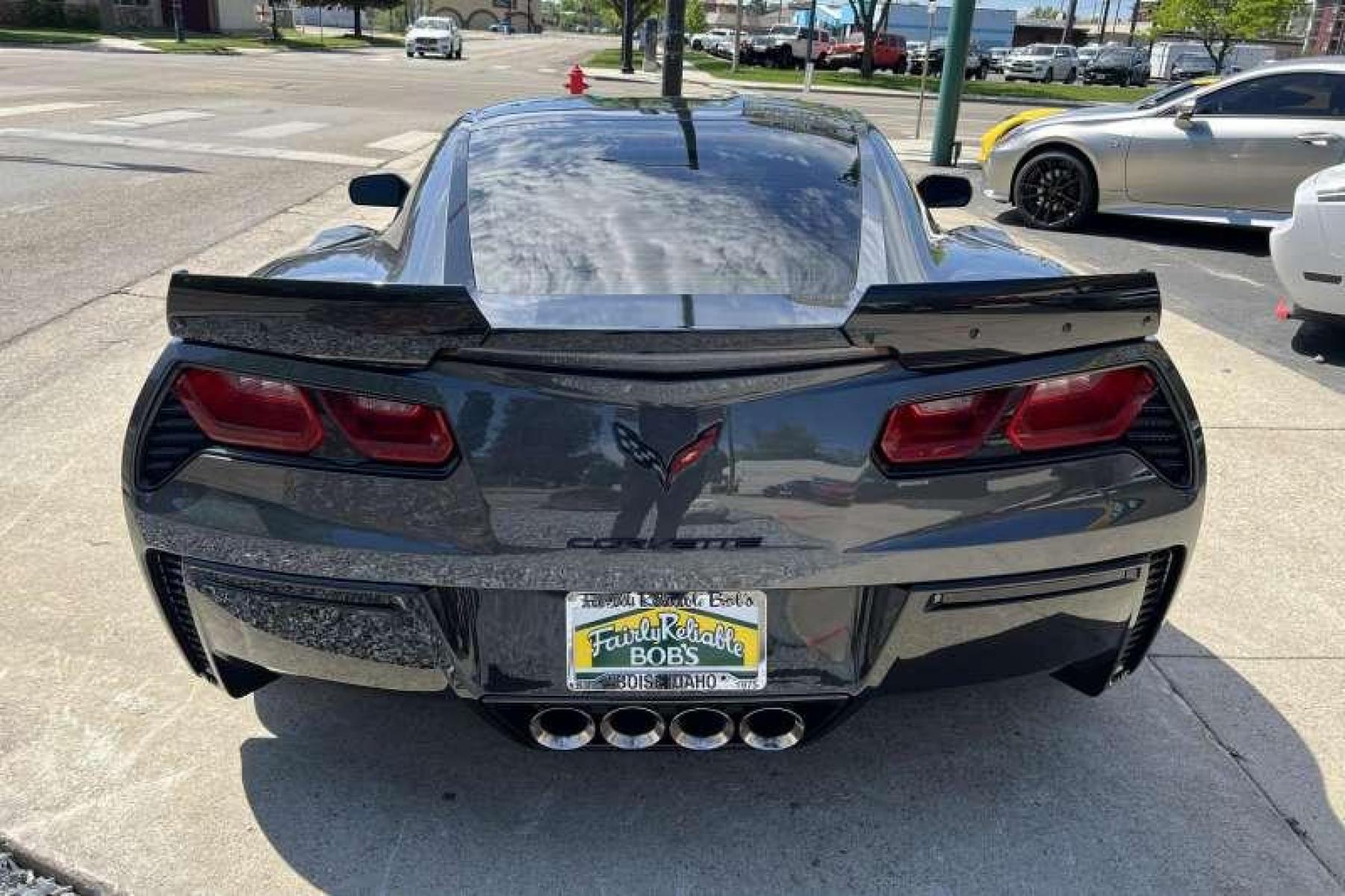 2017 Watkins Glen Gray Metallic /Black Chevrolet Corvette Grand Sport 2LT Coupe (1G1YY2D77H5) with an V8 6.2 Liter engine, Automatic transmission, located at 2304 W. Main St., Boise, ID, 83702, (208) 342-7777, 43.622105, -116.218658 - Very low miles! Beautiful Grand Sport Coupe! - Photo #3