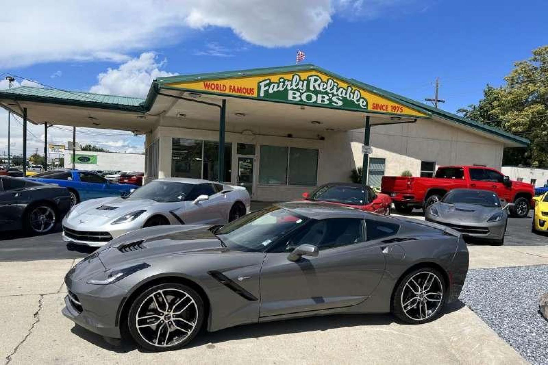 2016 Shark Gray /Black Chevrolet Corvette Stingray 2LT Z51 Coupe (1G1YK2D79G5) with an V8 6.2 Liter engine, Automatic transmission, located at 2304 W. Main St., Boise, ID, 83702, (208) 342-7777, 43.622105, -116.218658 - Low miles! Z51 Performance Package! - Photo #0
