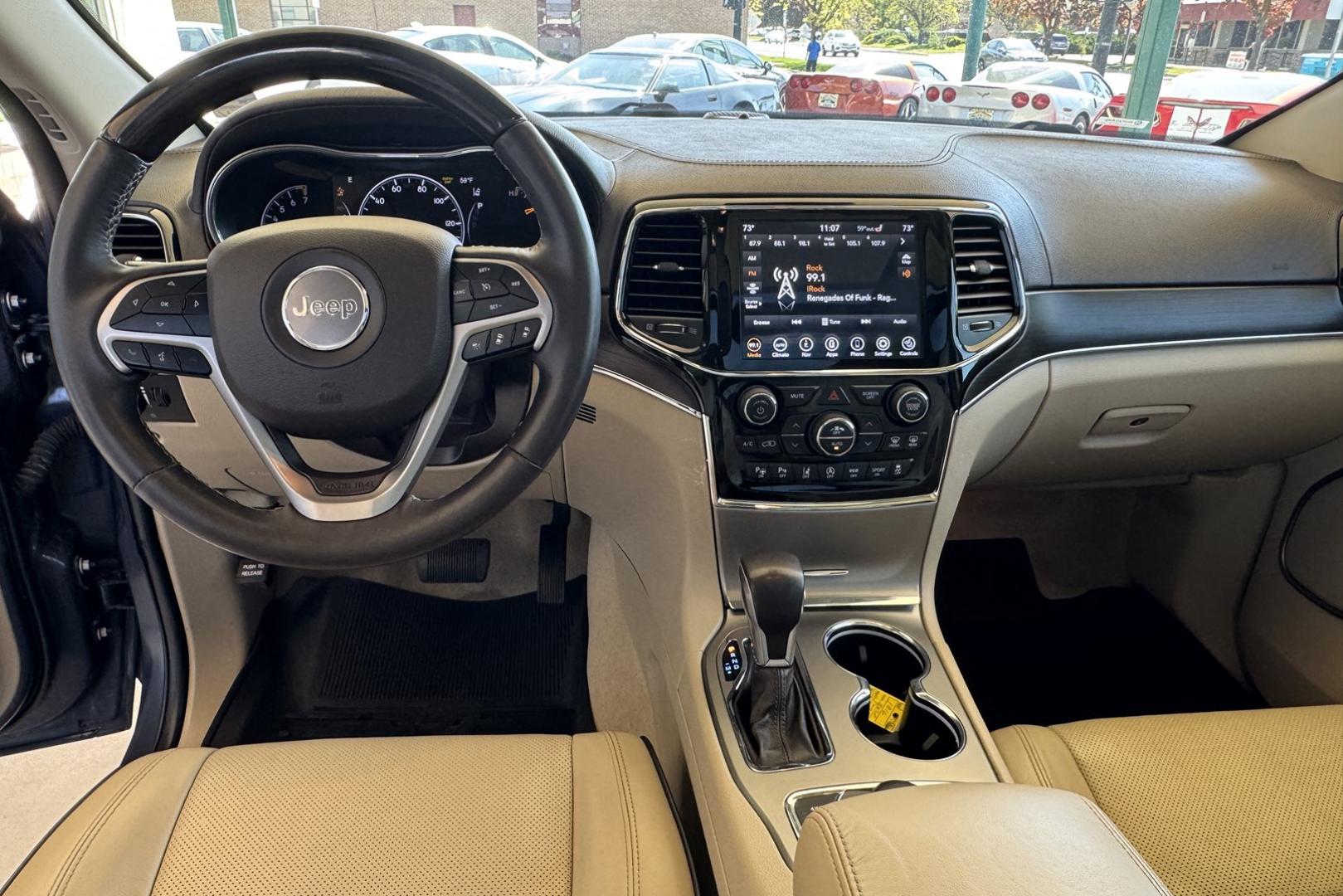 2020 Steel Blue /Tan Jeep Grand Cherokee Overland (1C4RJFCG4LC) with an V6 3.6 Liter engine, Automatic 8 Speed transmission, located at 2304 W. Main St., Boise, ID, 83702, (208) 342-7777, 43.622105, -116.218658 - Navigation and Sunroof! Highly Optioned Grand Cherokee! - Photo#17