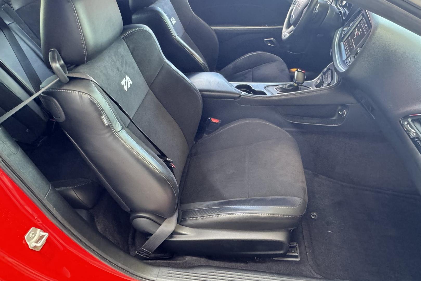 2018 TorRed Clear Coat /Black Dodge Challenger T/A Plus (2C3CDZBT6JH) with an V8 5.7 Liter HEMI engine, Automatic 8 Speed transmission, located at 2304 W. Main St., Boise, ID, 83702, (208) 342-7777, 43.622105, -116.218658 - Only 24k miles! T/A Package! - Photo#11