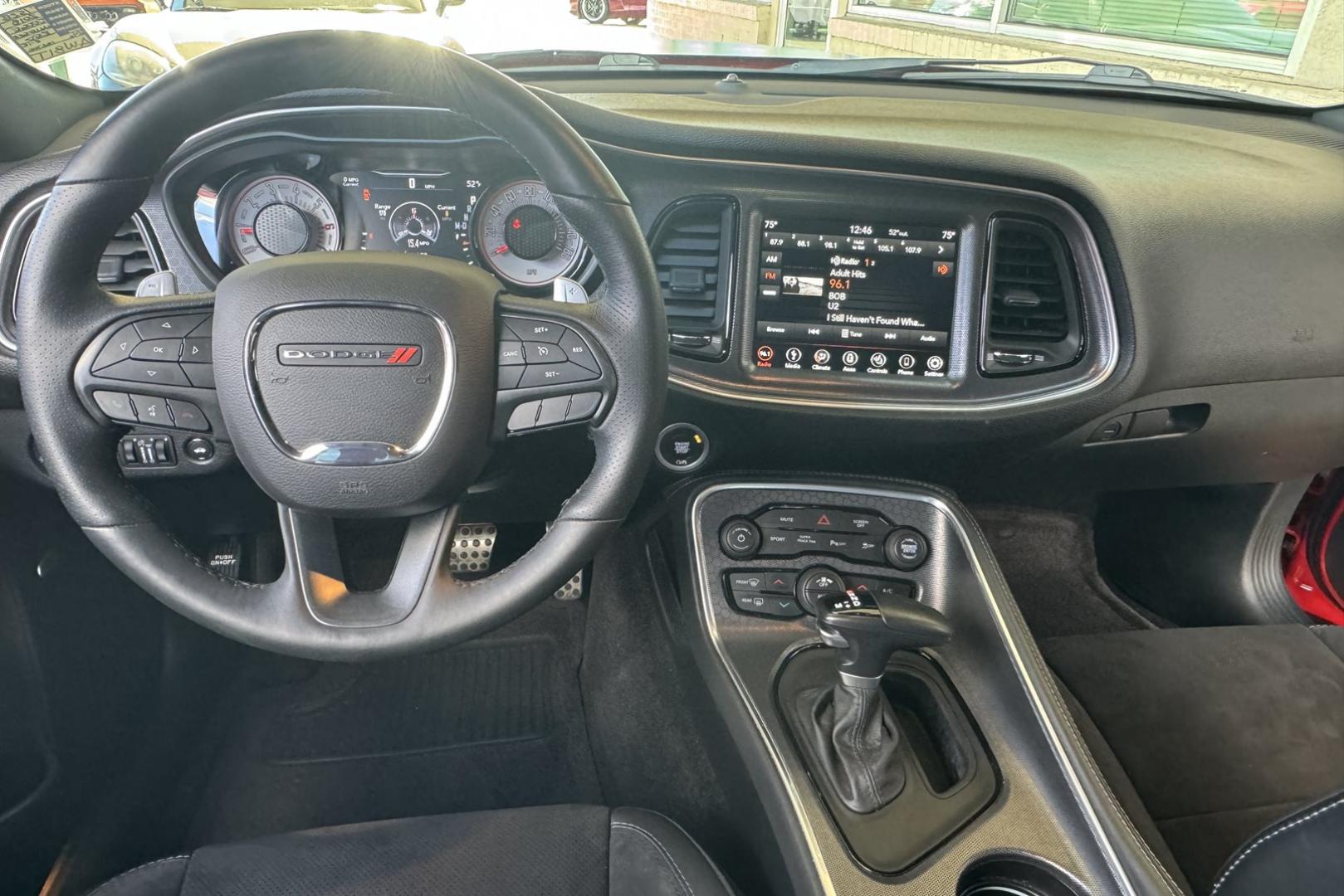 2018 TorRed Clear Coat /Black Dodge Challenger T/A Plus (2C3CDZBT6JH) with an V8 5.7 Liter HEMI engine, Automatic 8 Speed transmission, located at 2304 W. Main St., Boise, ID, 83702, (208) 342-7777, 43.622105, -116.218658 - Only 24k miles! T/A Package! - Photo#15