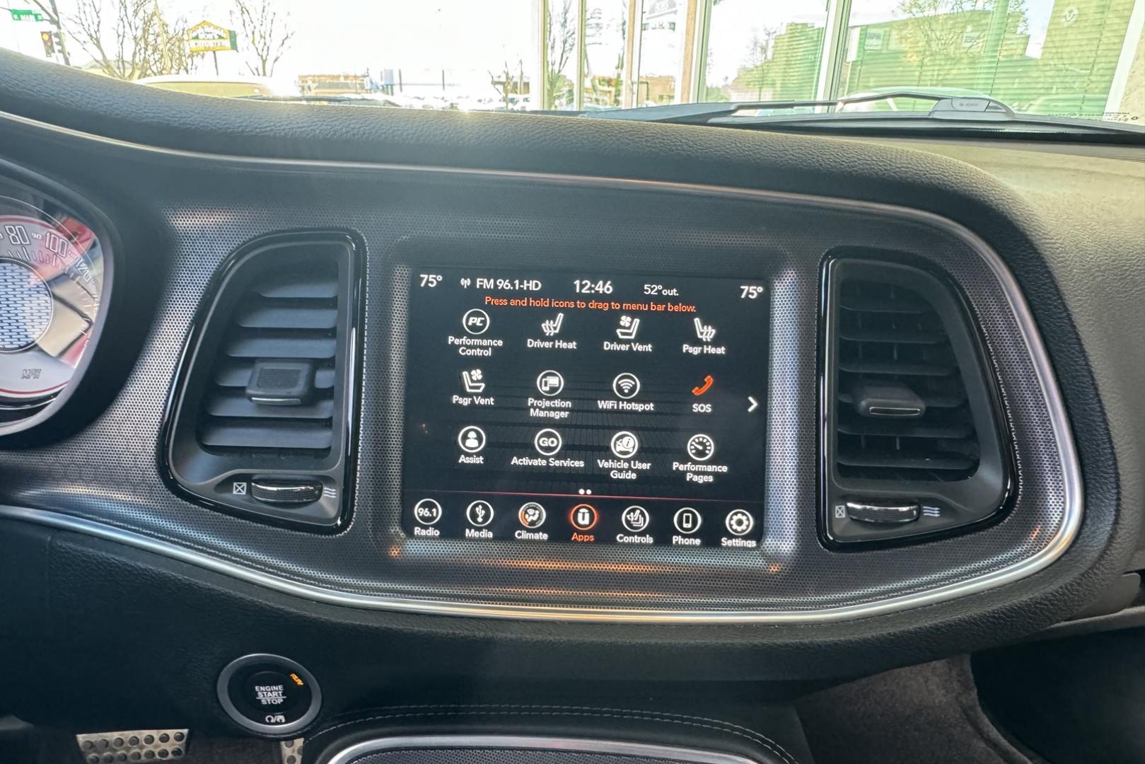 2018 TorRed Clear Coat /Black Dodge Challenger T/A Plus (2C3CDZBT6JH) with an V8 5.7 Liter HEMI engine, Automatic 8 Speed transmission, located at 2304 W. Main St., Boise, ID, 83702, (208) 342-7777, 43.622105, -116.218658 - Only 24k miles! T/A Package! - Photo#17