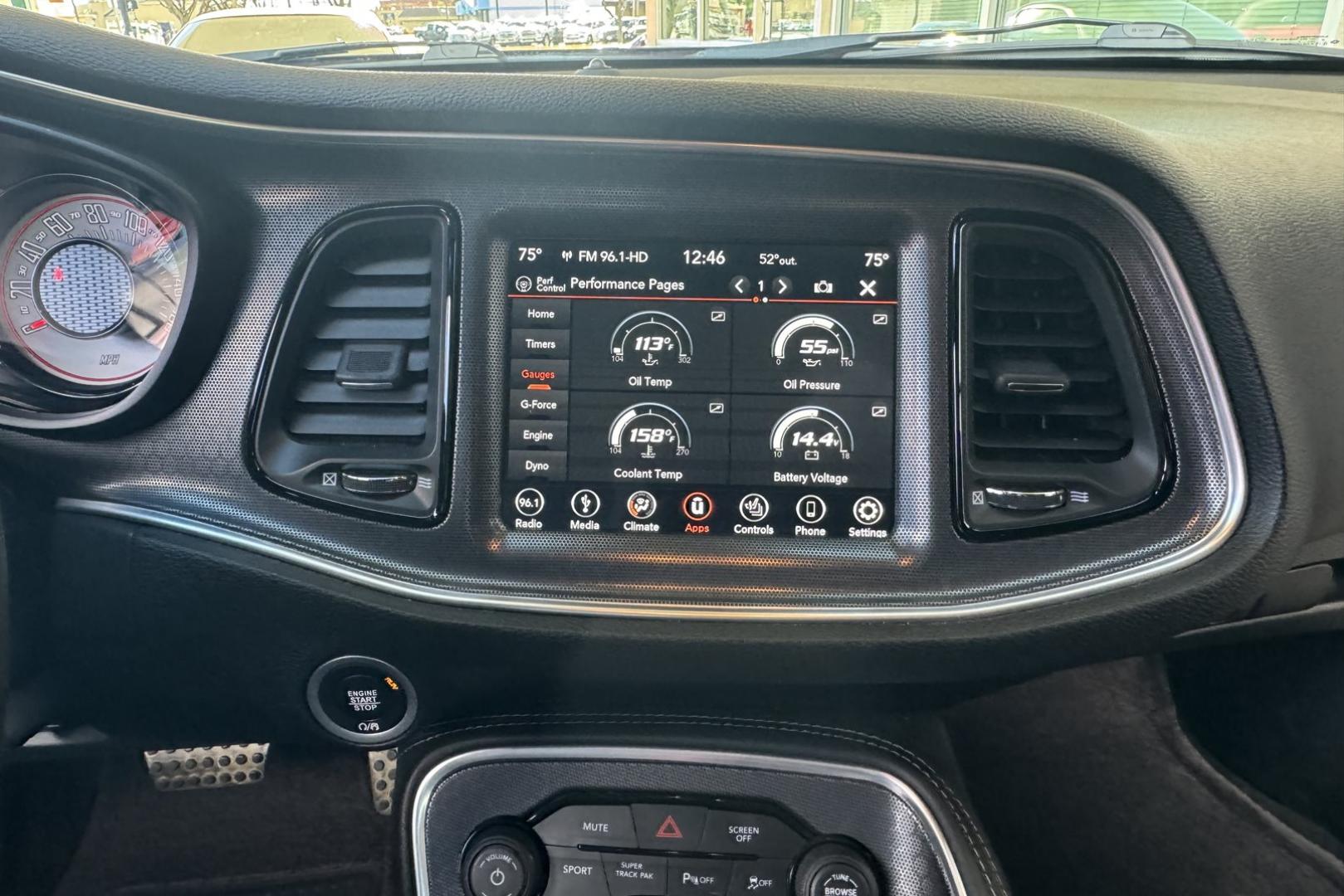 2018 TorRed Clear Coat /Black Dodge Challenger T/A Plus (2C3CDZBT6JH) with an V8 5.7 Liter HEMI engine, Automatic 8 Speed transmission, located at 2304 W. Main St., Boise, ID, 83702, (208) 342-7777, 43.622105, -116.218658 - Only 24k miles! T/A Package! - Photo#21