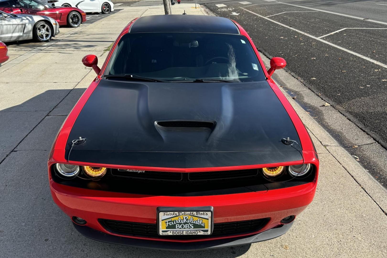 2018 TorRed Clear Coat /Black Dodge Challenger T/A Plus (2C3CDZBT6JH) with an V8 5.7 Liter HEMI engine, Automatic 8 Speed transmission, located at 2304 W. Main St., Boise, ID, 83702, (208) 342-7777, 43.622105, -116.218658 - Only 24k miles! T/A Package! - Photo#3