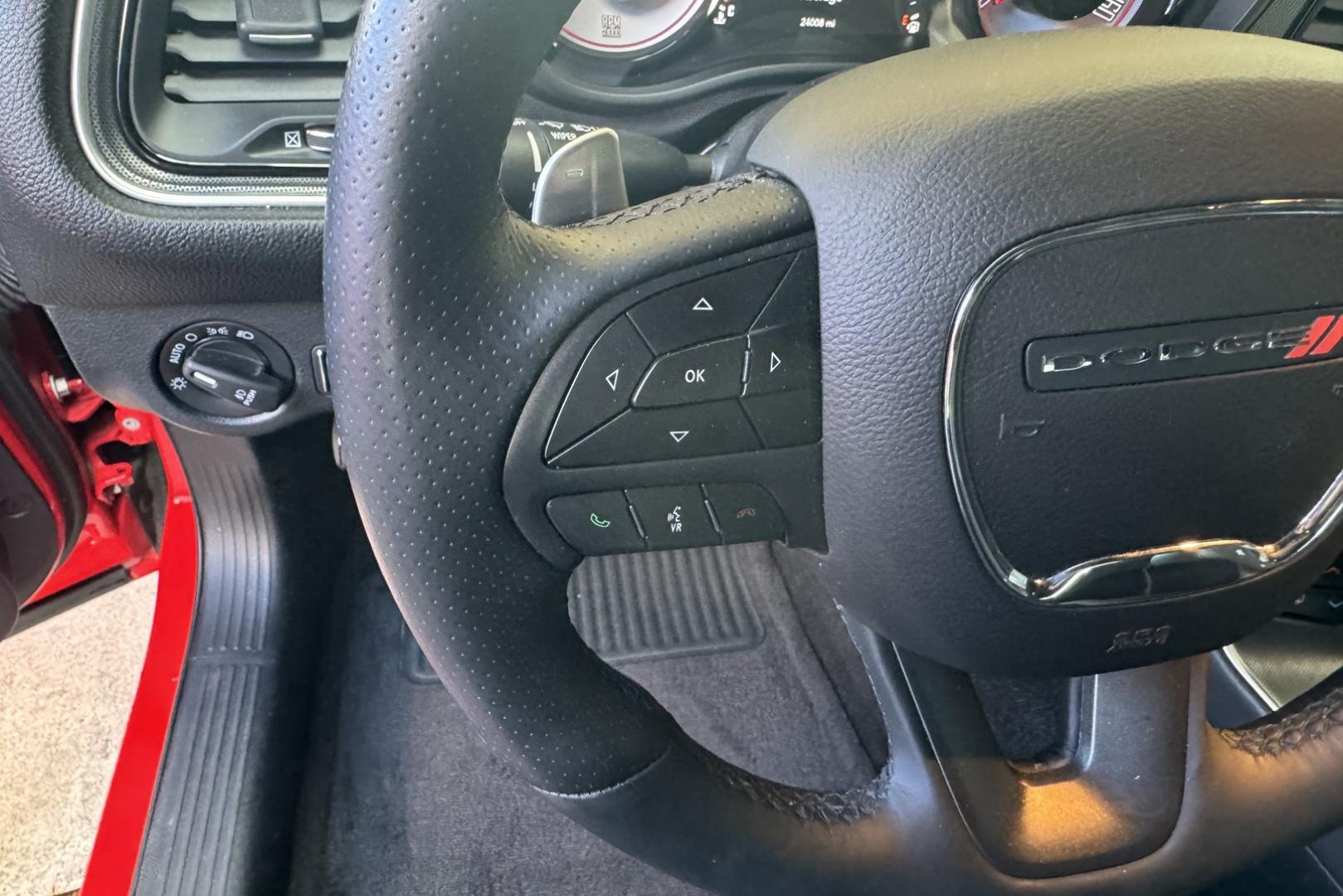 2018 TorRed Clear Coat /Black Dodge Challenger T/A Plus (2C3CDZBT6JH) with an V8 5.7 Liter HEMI engine, Automatic 8 Speed transmission, located at 2304 W. Main St., Boise, ID, 83702, (208) 342-7777, 43.622105, -116.218658 - Only 24k miles! T/A Package! - Photo#7
